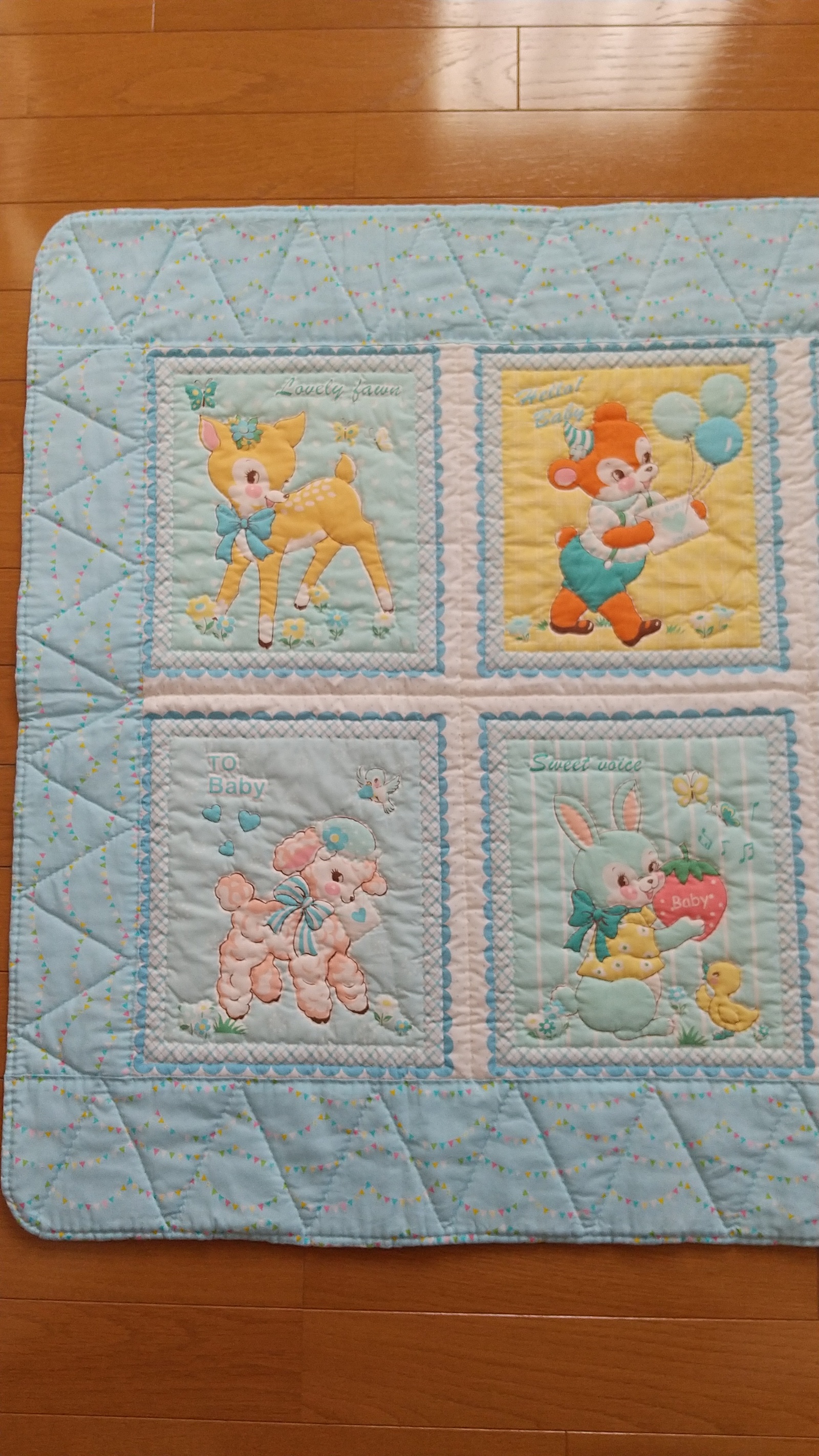 アニマル ベビーキルトブランケット - CHIECHAN320'S GALLERY | minne