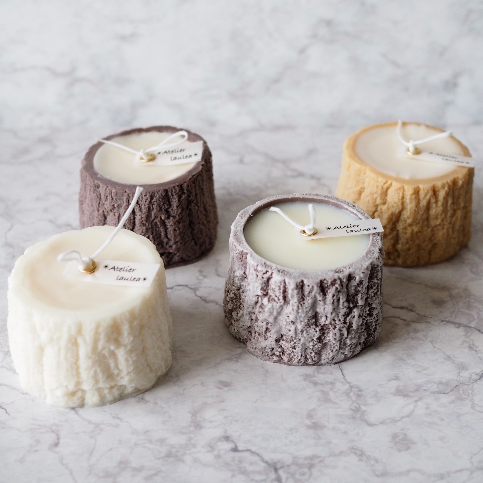 再再販！】切り株のアロマキャンドル - ＊Atelier laulea＊ | minne