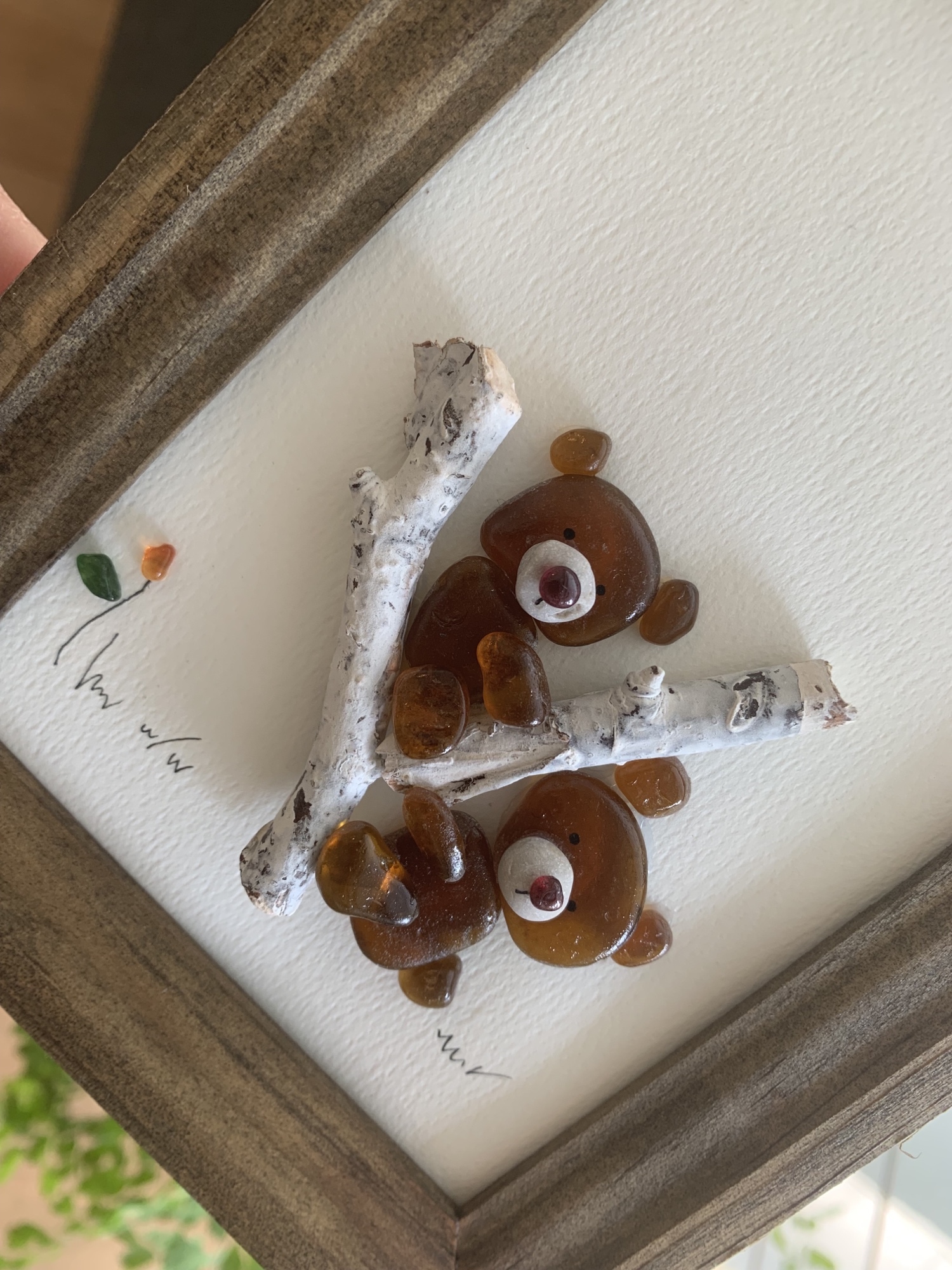 ☆シーグラスアート くまさん - WOL［ウォル] | minne byGMOペパボ