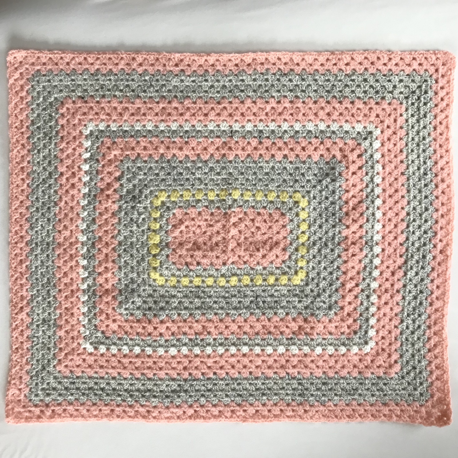 モチーフ編み 大判 マルチカバ ー ブランケット グラニースクエア