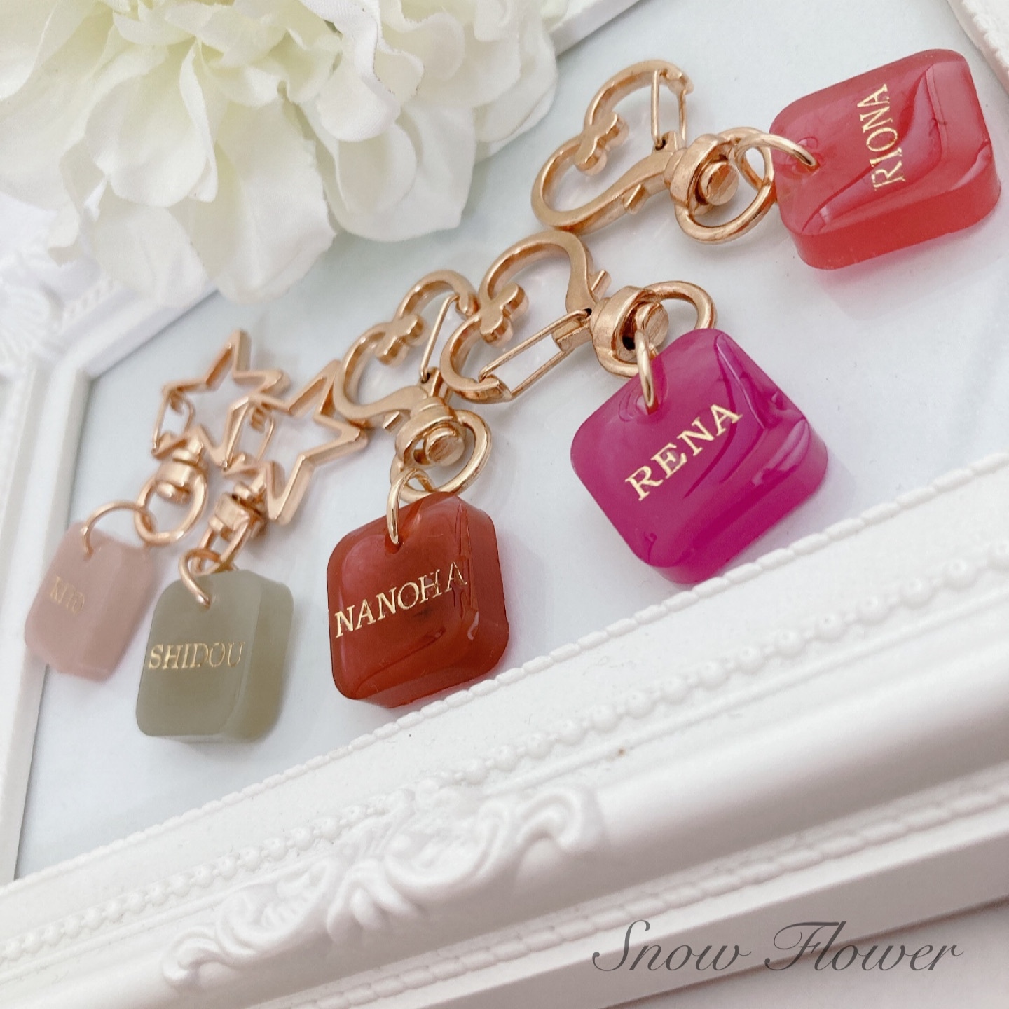 名入れ・文字入れ◎ 推し活♡ プレゼント♡ レジンチャーム ミニ