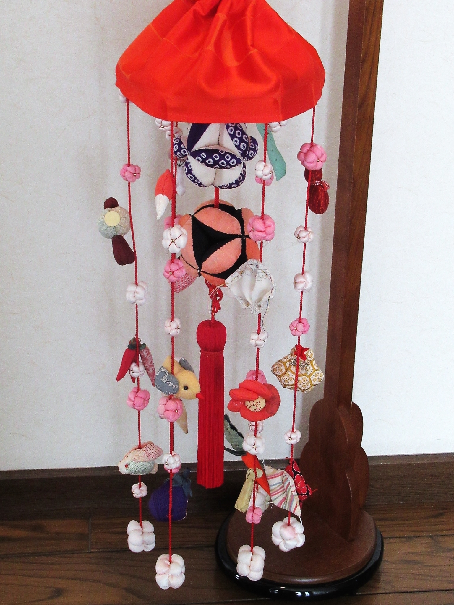 愛情と願いを込めた七宝まりの吊るし飾り＊吊るし飾り＊ひな祭り