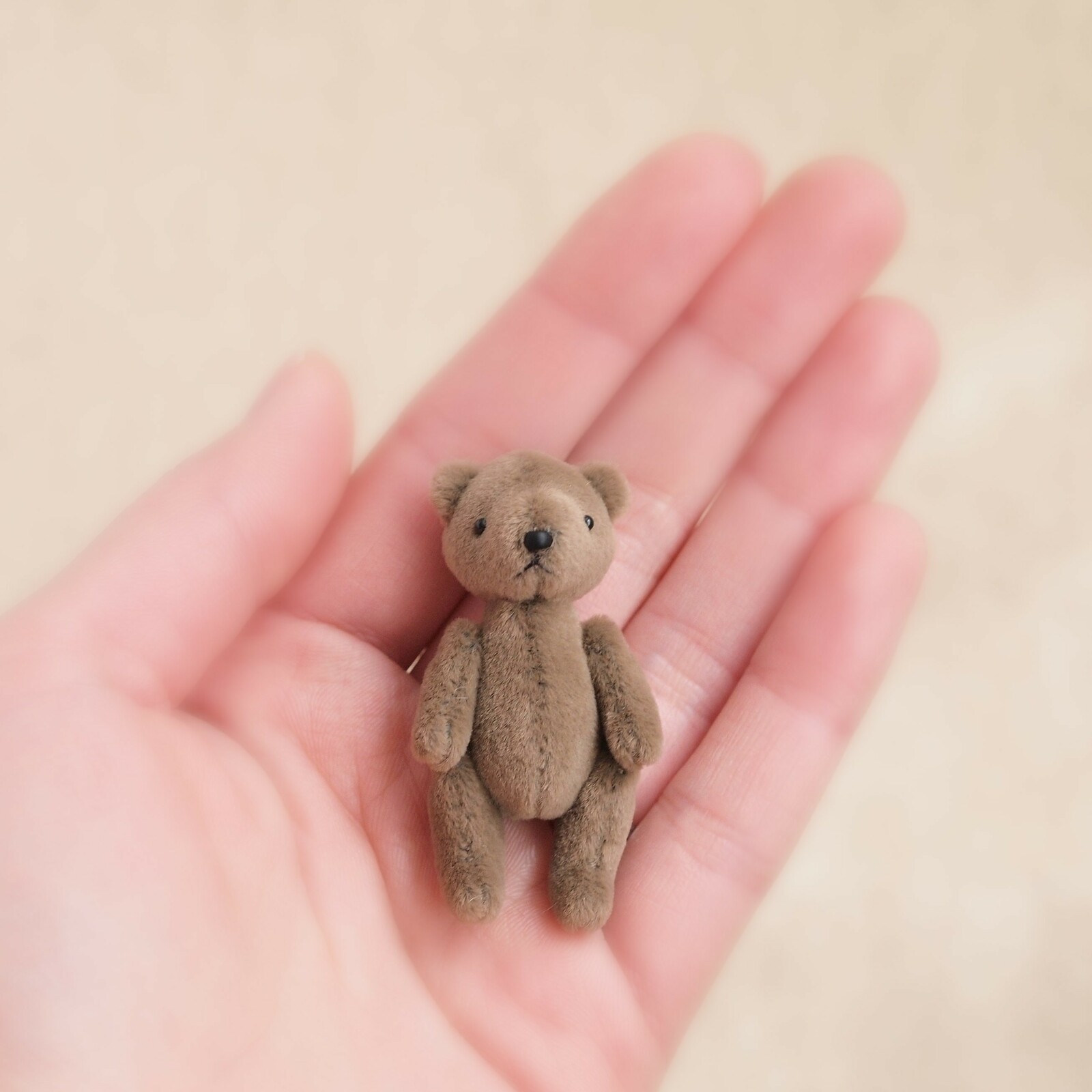 5㎝ ちびくま（ミルクチョコ）あなただけの小さな相棒に くまの