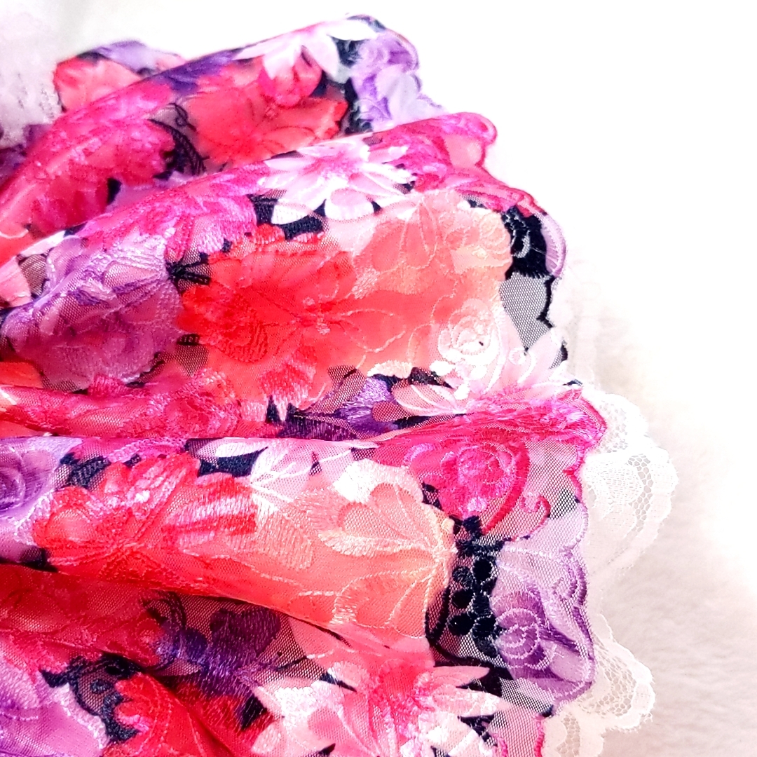 945ウィッシュミーメルコスチューム♡メルメルドール♡蝶々刺繍花がら