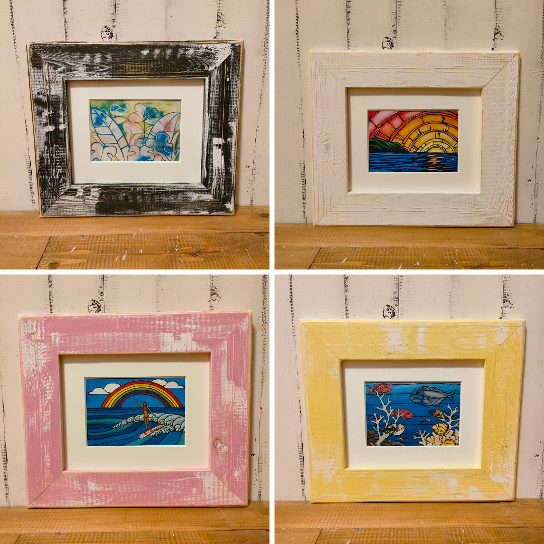 額縁】 Lサイズ 海外16×20 インチサイズ対応 ヘザーブラウン アート