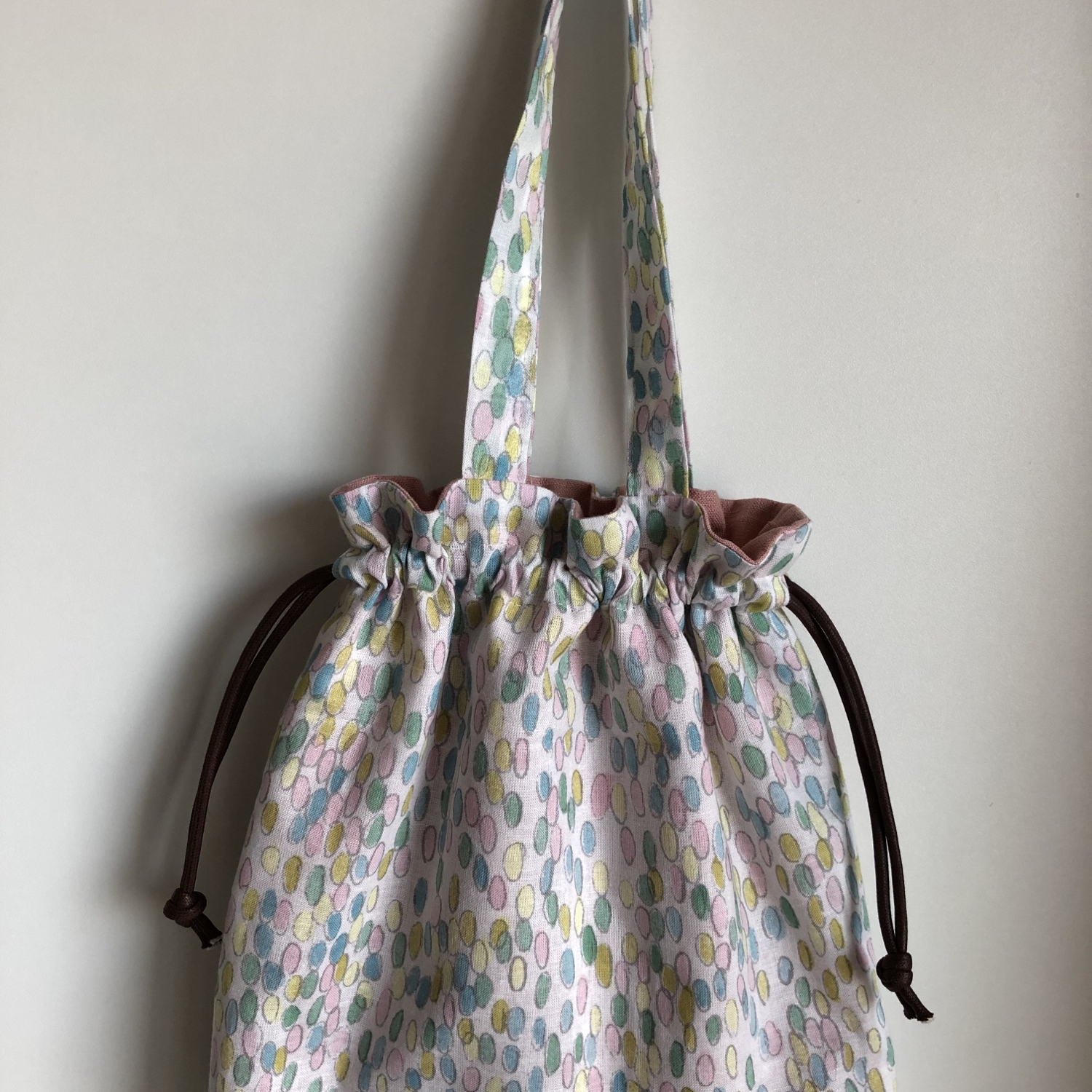 ミナペルホネンハンドメイド 巾着バッグ - made by Y | minne byGMO