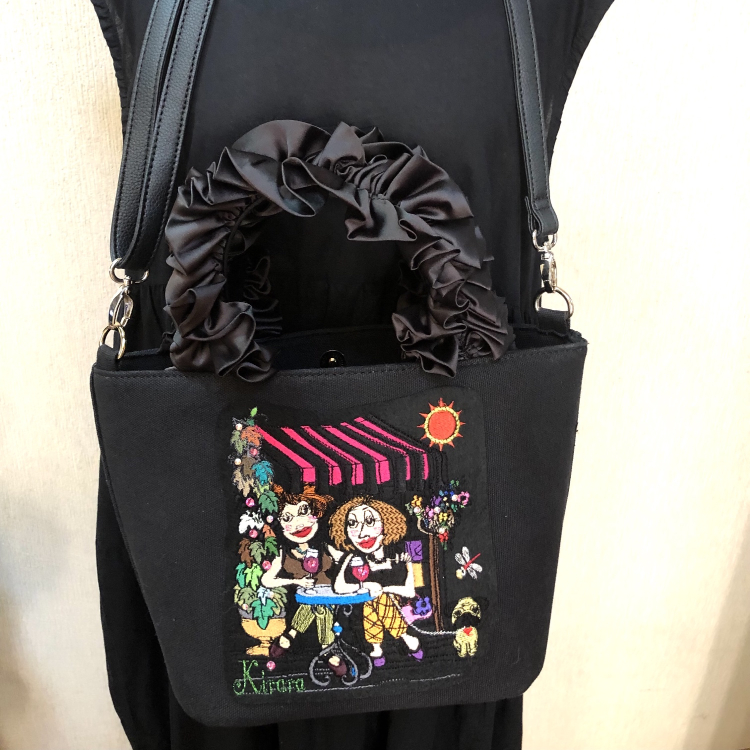 ロラライハリス刺繍 トートバッグ＆ショルダーバッグ - kirara1122