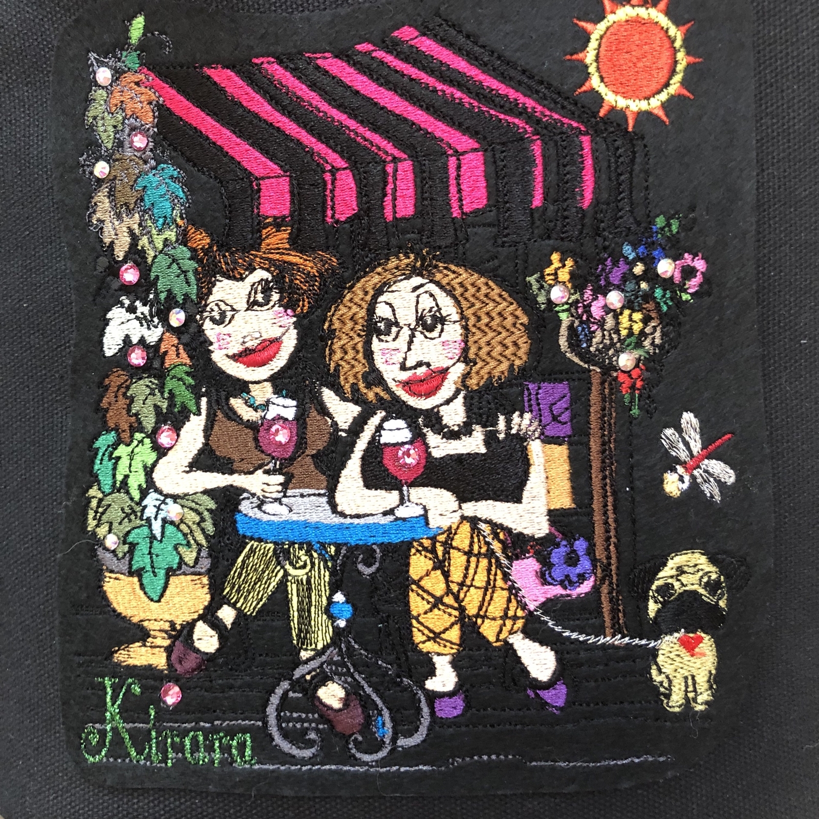 ロラライハリス刺繍 トートバッグ＆ショルダーバッグ - kirara1122