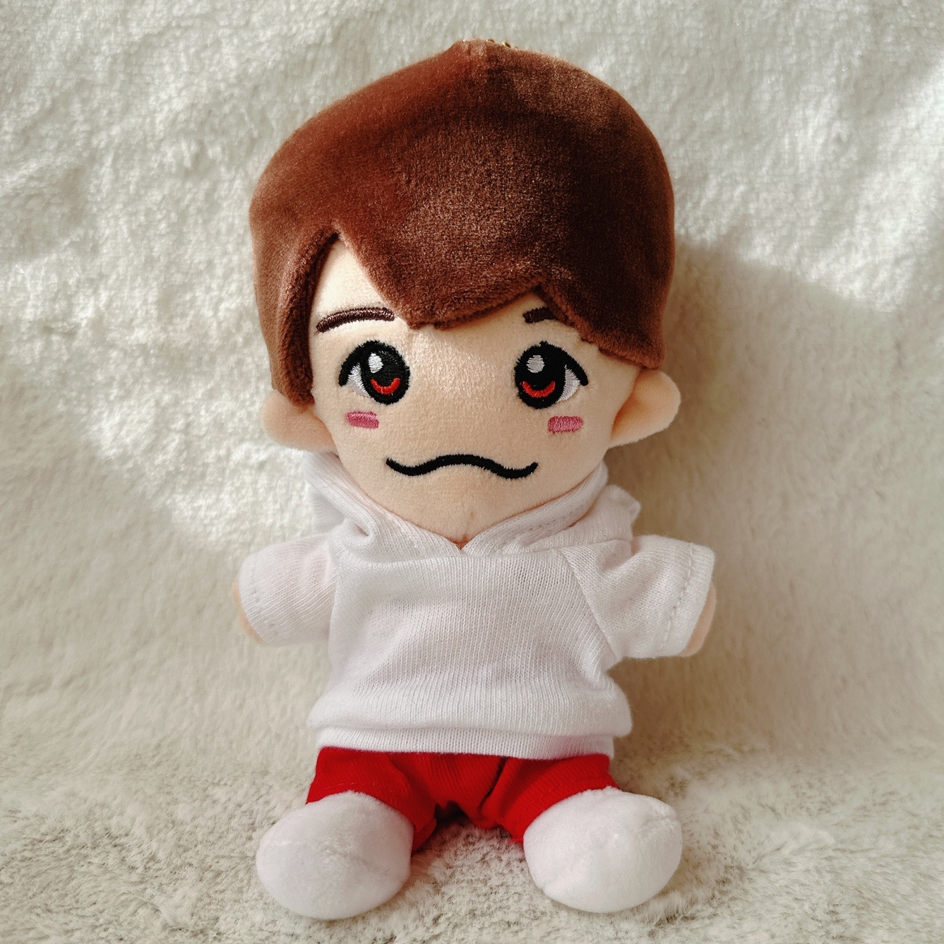 ☆ちびぬい☆服無地パーカー☆ホワイト - tsuntsuntsukapi'S GALLERY