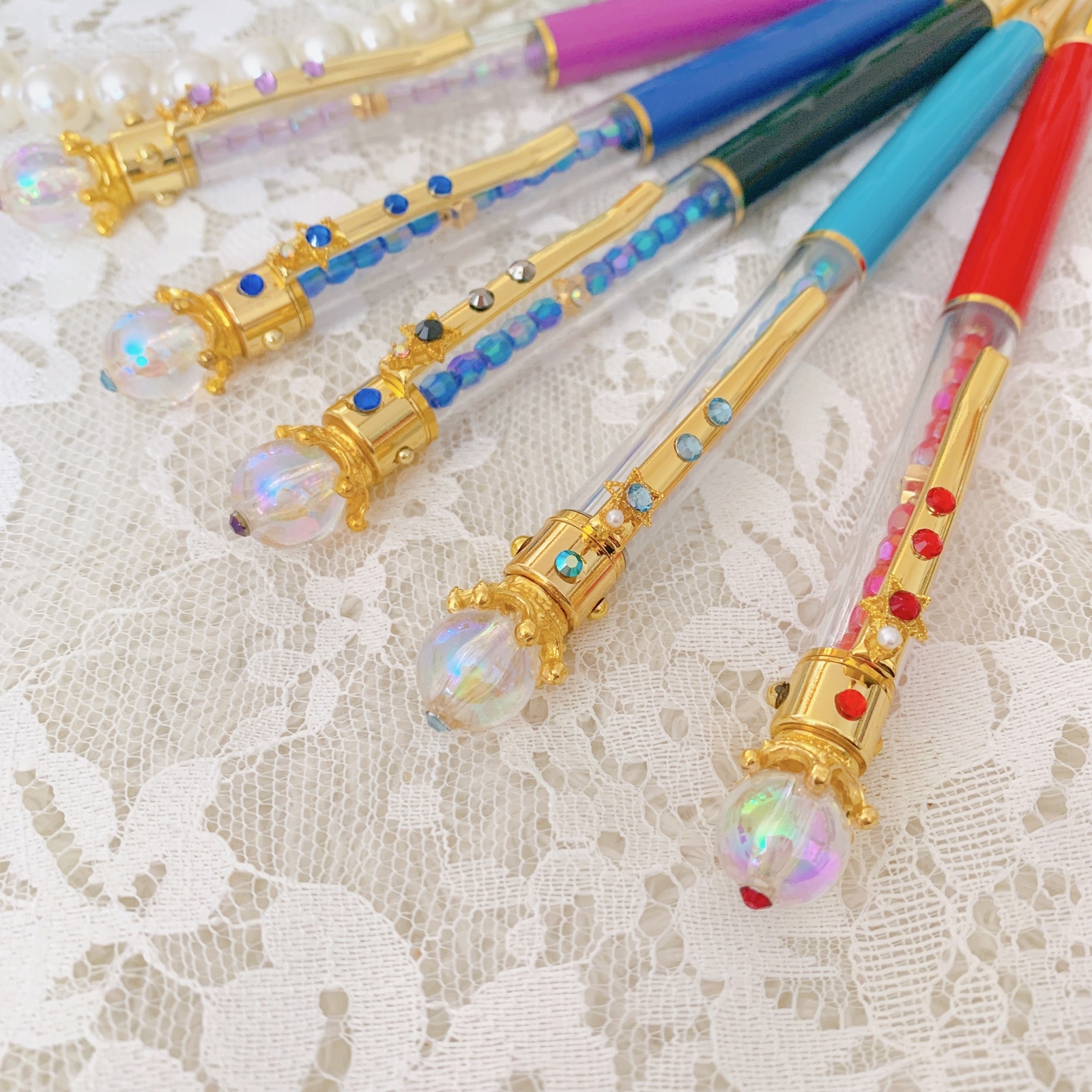 再販) 魔法少女♡ゆめかわいい 変身ステッキボールペン - pink pony