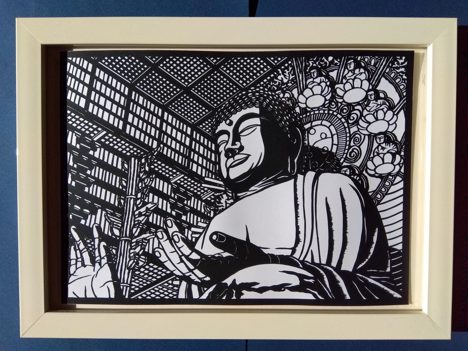 生幸姫専用】 切り絵 仏像 アート A4サイズ 生幸姫専用】 切り絵 仏像