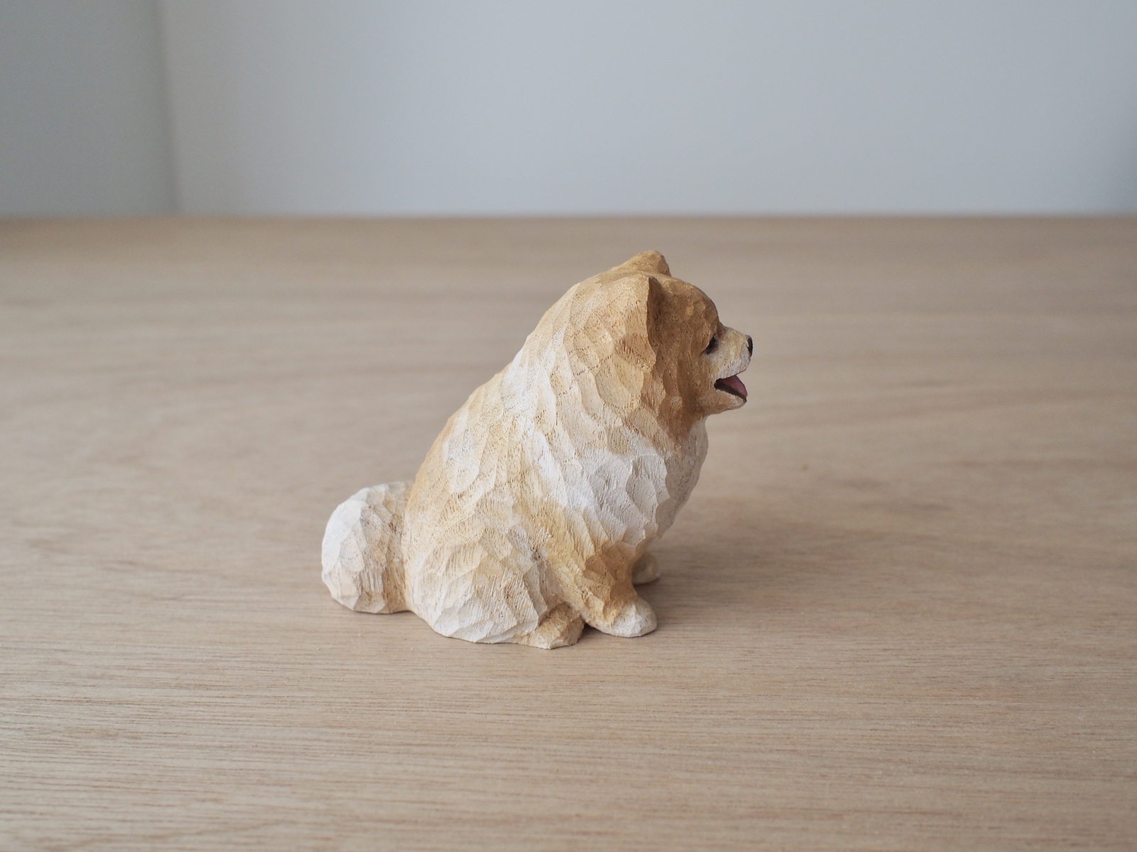木彫り ポメラニアンパピヨン - wooden fur | minne byGMOペパボ 国内