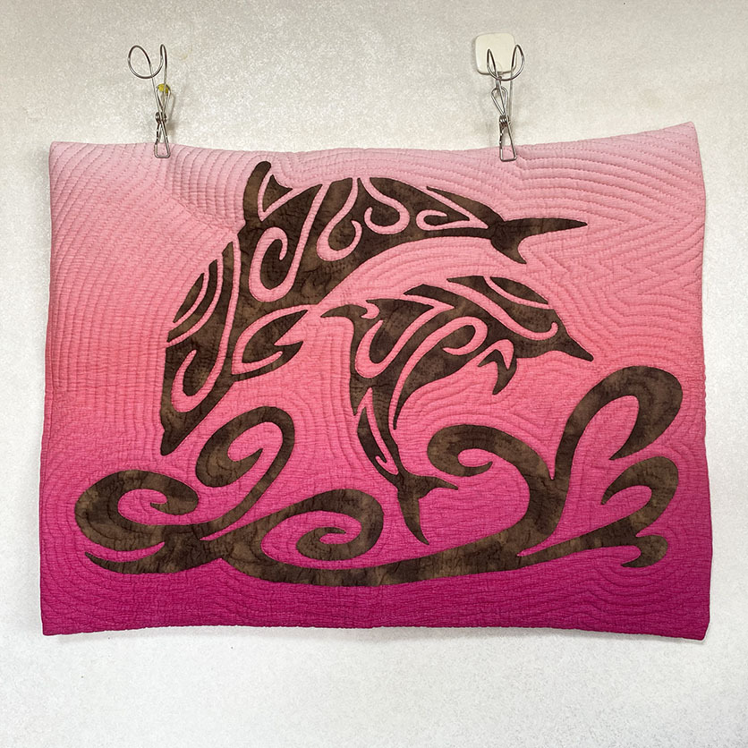 ☆受注製作☆ 大きめ！マンタのハワイアンキルト〜 Manta Ray 〜 ver.3