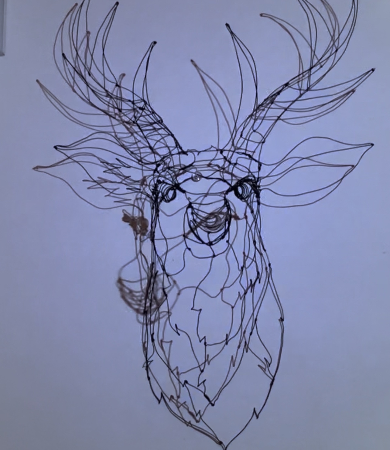 ワイヤーアート 雄鹿 - YASU GALLERY | minne byGMOペパボ 国内最大級