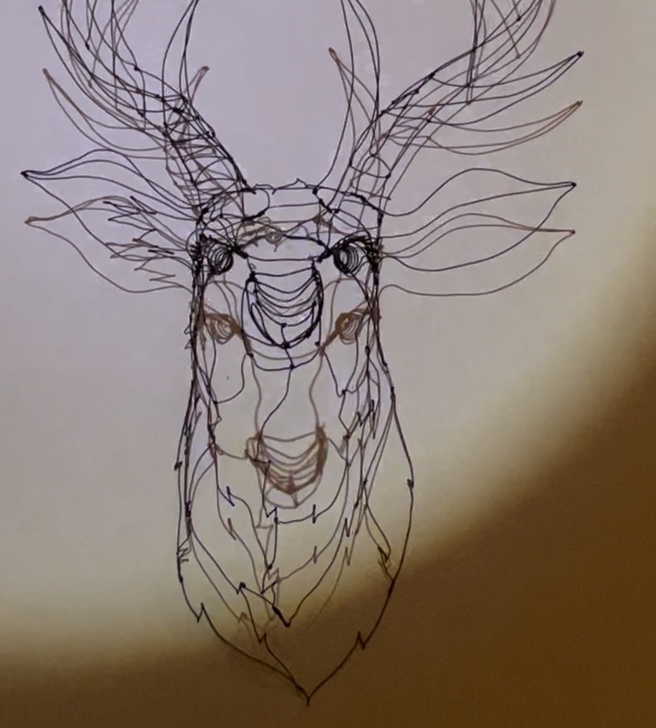 ワイヤーアート 雄鹿 - YASU GALLERY | minne byGMOペパボ 国内最大級