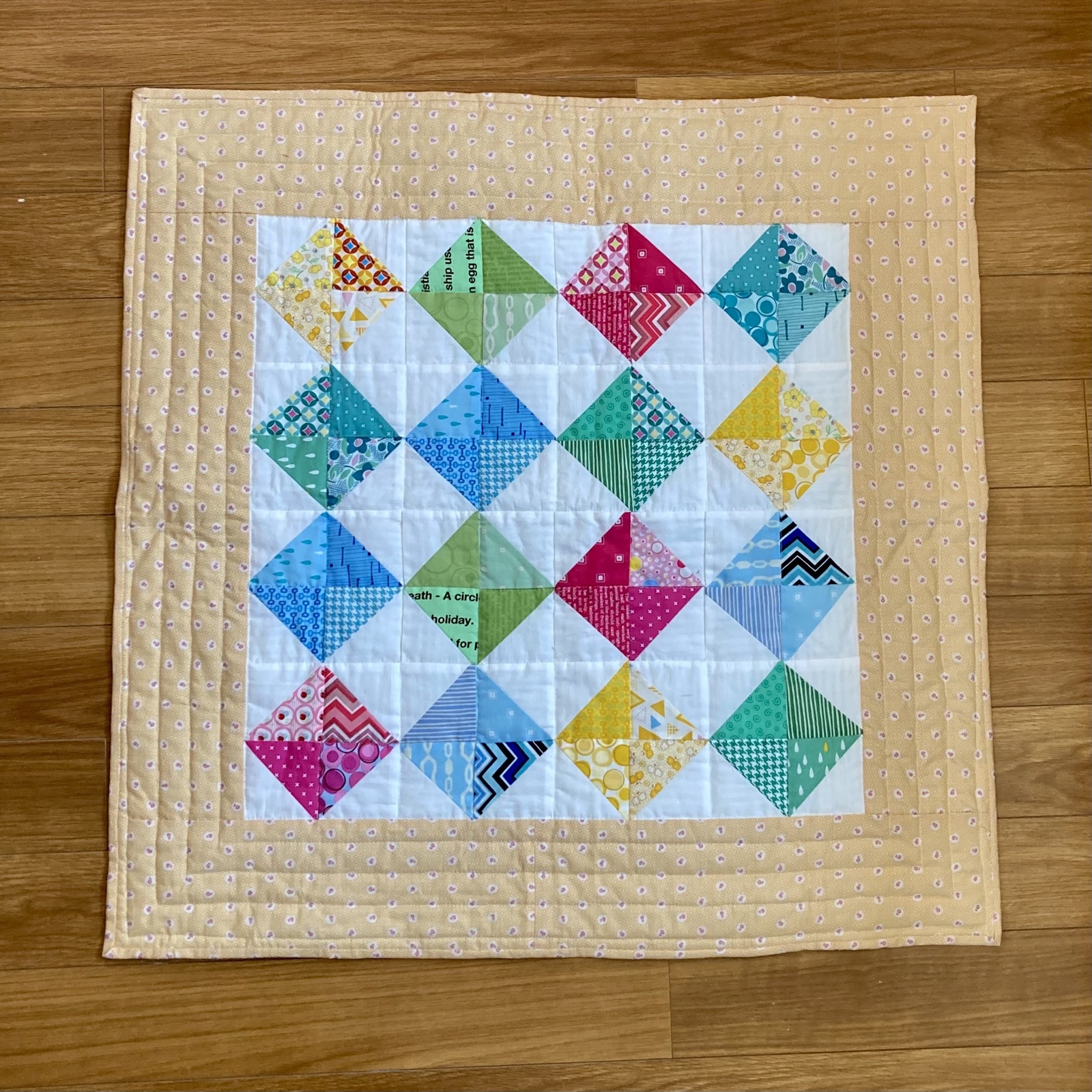 パッチワークのベビーキルト(スクエア) - にゃんこの毛 GALLERY