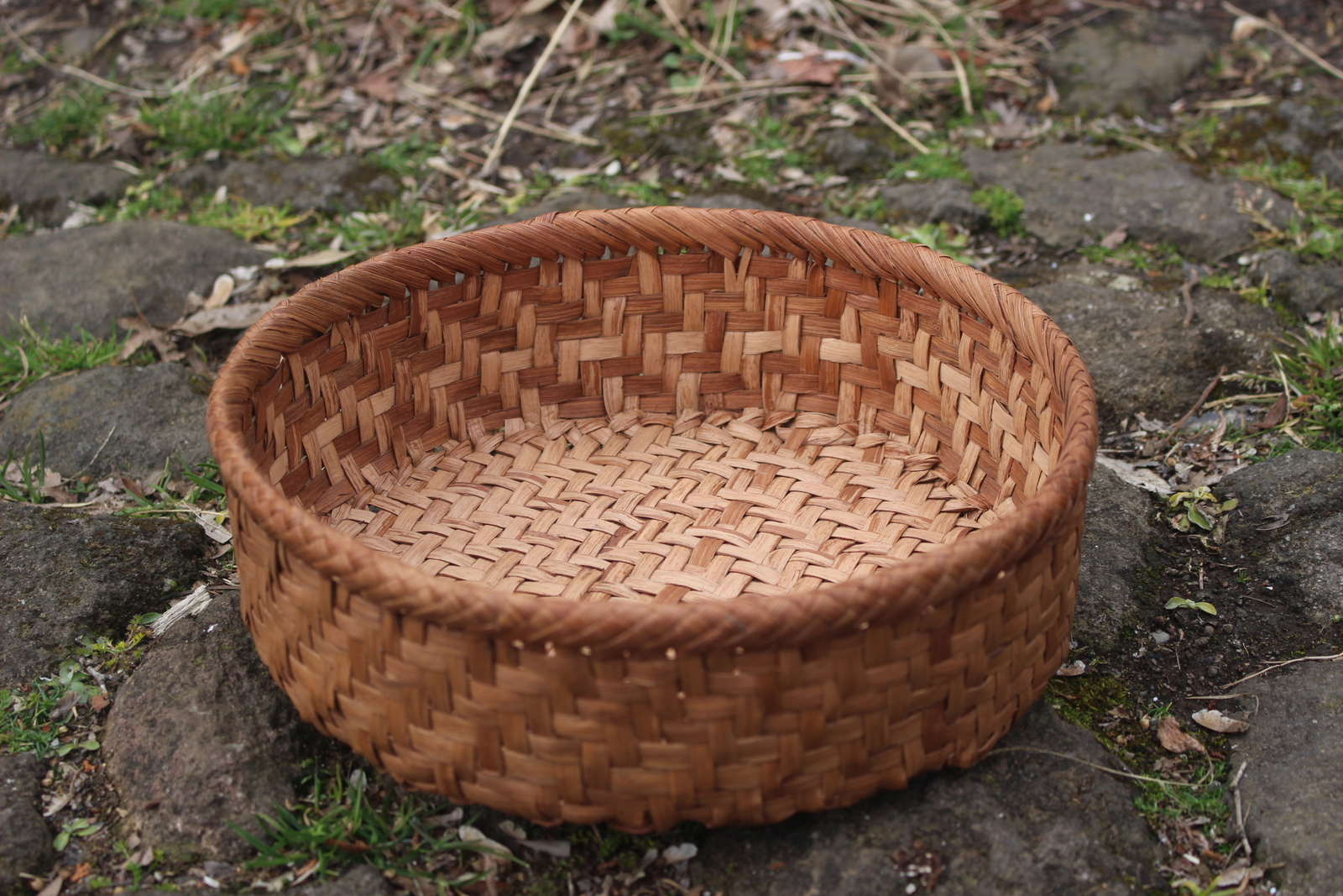 盛篭 山葡萄 籠 丸ざる ザル 小物入れ 天然 手作り 盛篭 山葡萄 籠 丸