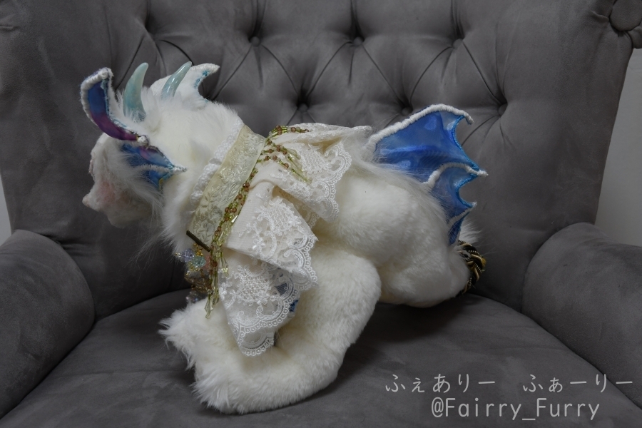 白いドラゴンのアートドール - ふぇありー ふぁーりー | minne byGMO