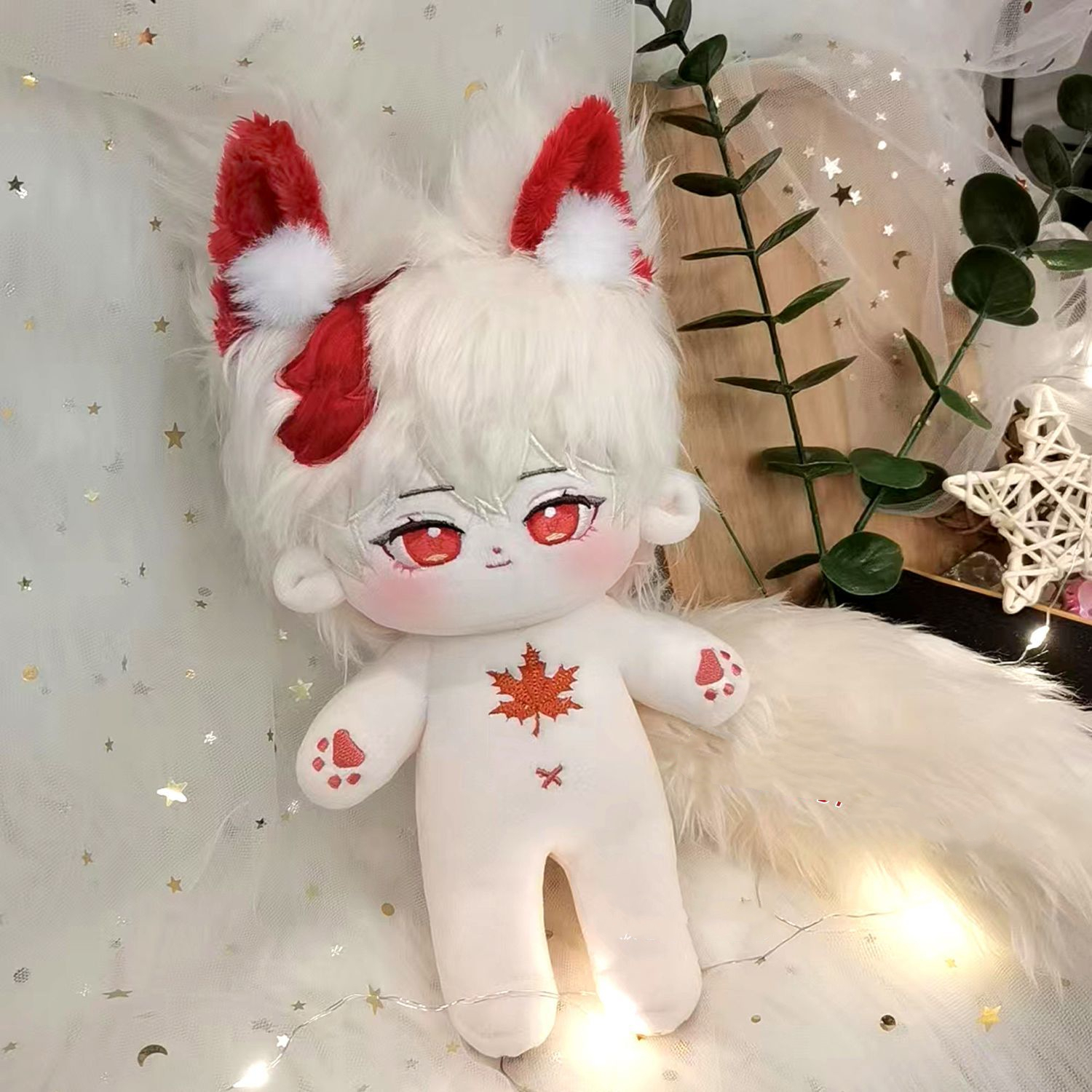 無属性 ぬいぐるみ 20cm 着せ替えぬいぐるみ 獣耳付け男の子 着せ替え