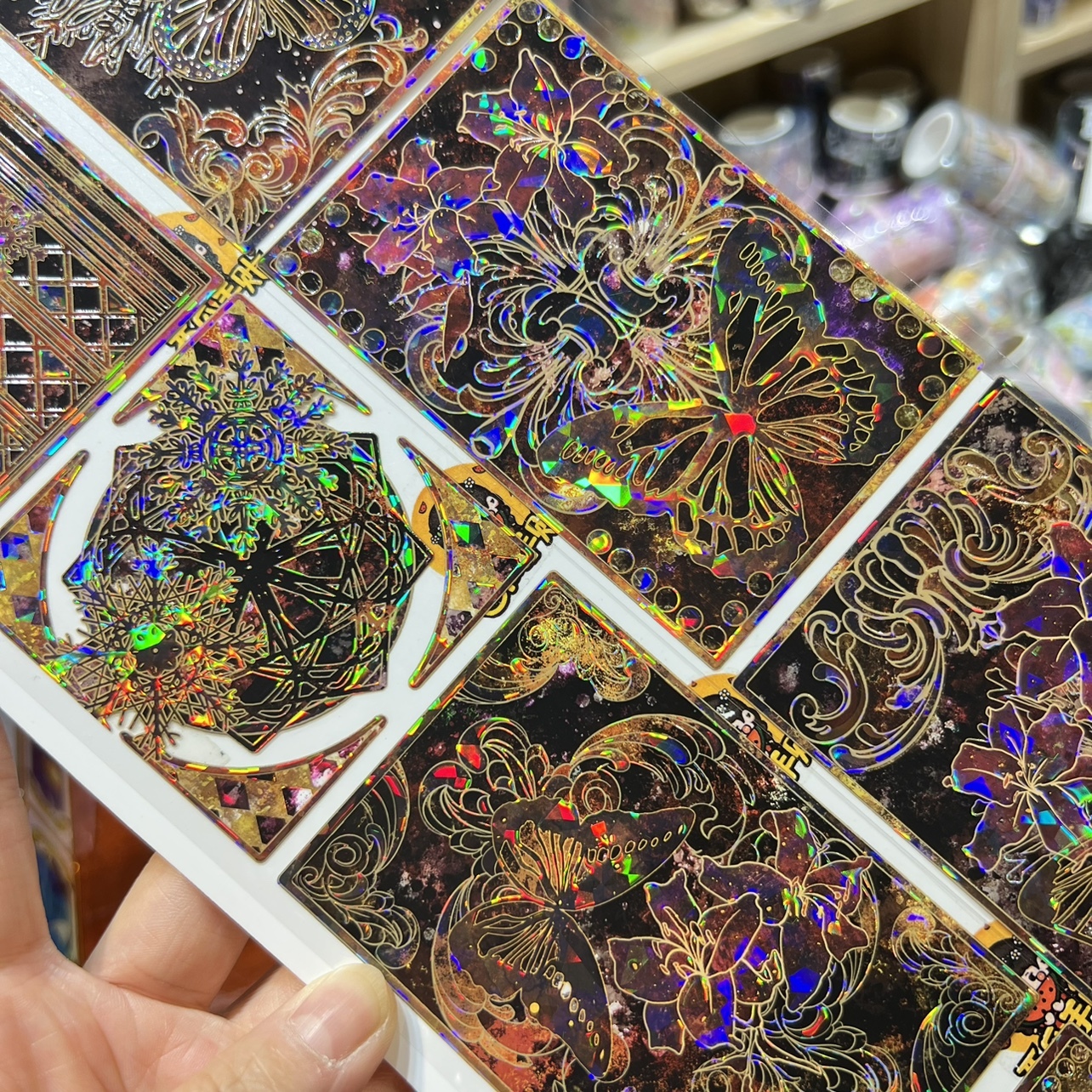 海外PETテープ 切り売り 塔の炎 赤い背景 海外マステ コラージュ