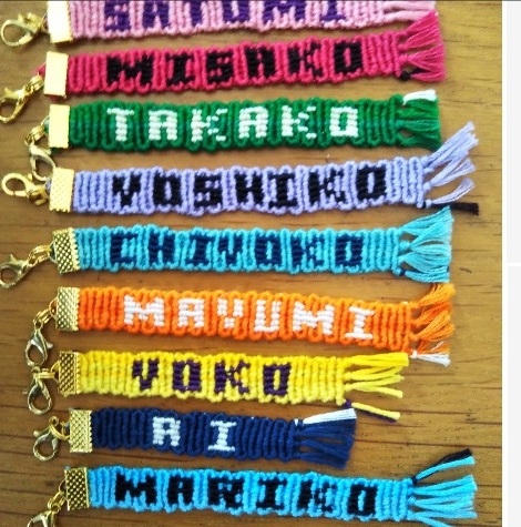 オーダーメイド名前入りミサンガ ❶30本 オーダーメイド名前入り