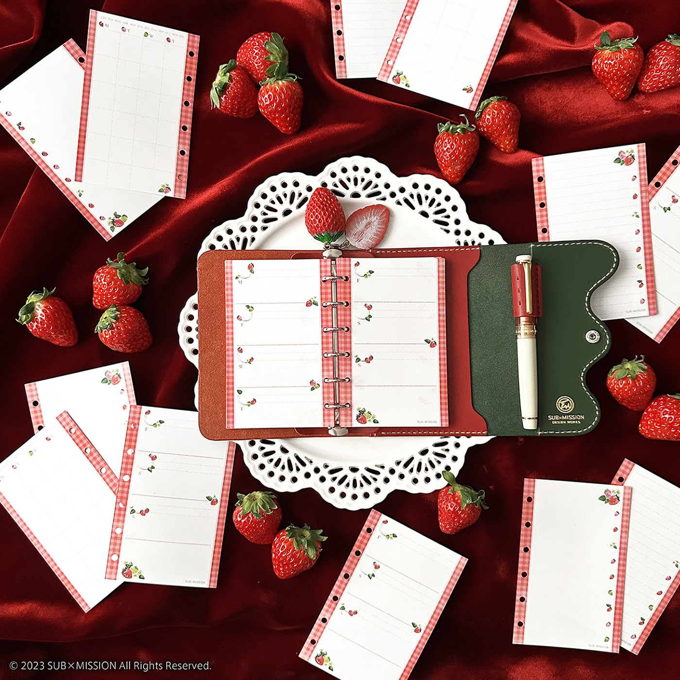 ミニ6】チョコミント手帳 /（M6 / Mini6）システム手帳 << SUB×MISSION