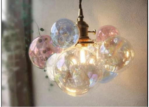 特注品 バブルランプ オーロラ カラフル バブルボールランプ