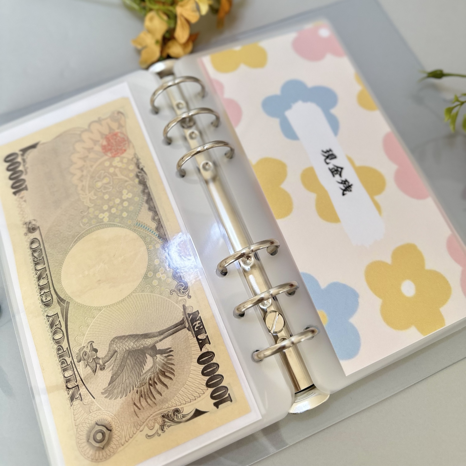 レジン バインダー A6 saving バインダー 貯金 推し活 コレクトブック