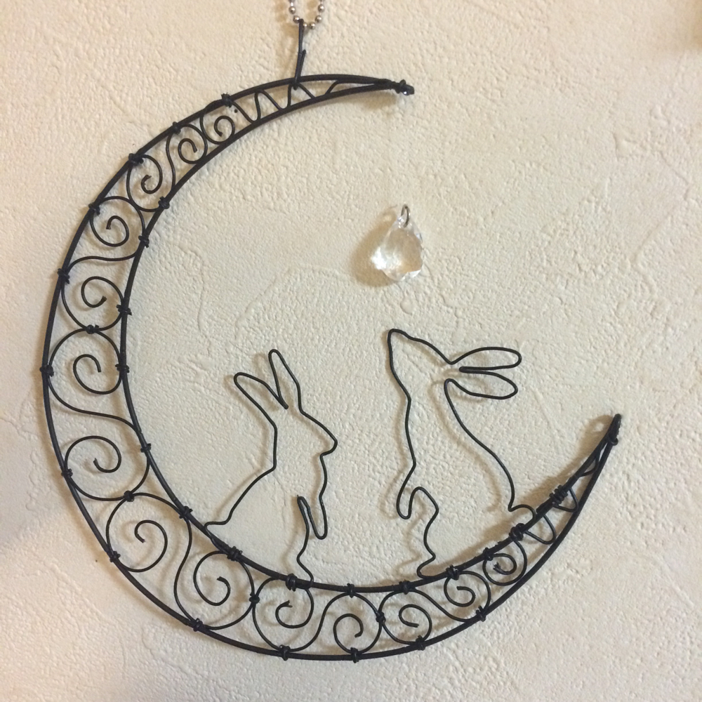 月とうさぎ ＊ワイヤーアート - nakkori* | minne byGMOペパボ 国内