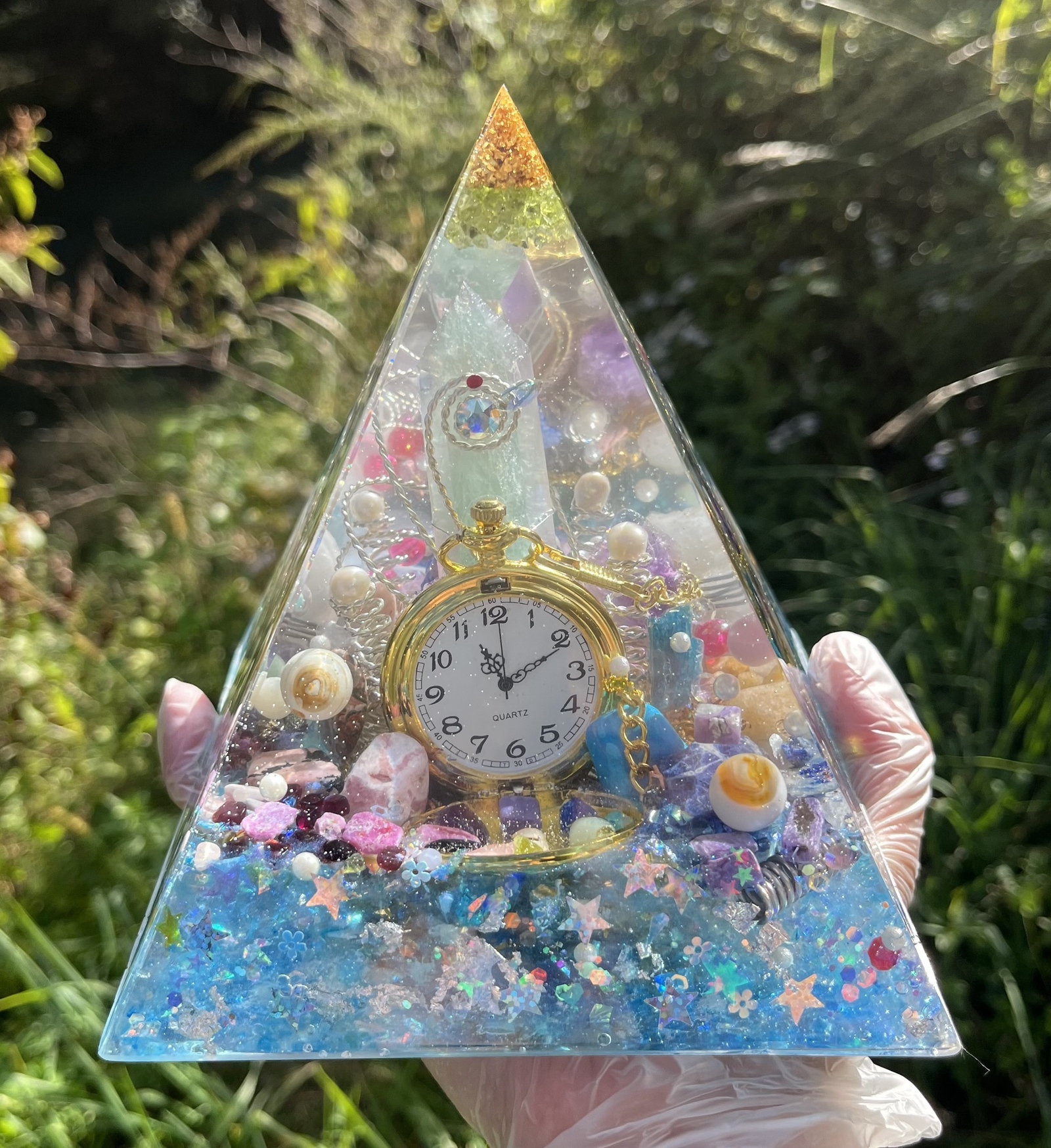 元気の出るオルゴナイト・ピンクA - オルゴナイト、オルゴンピラミッド