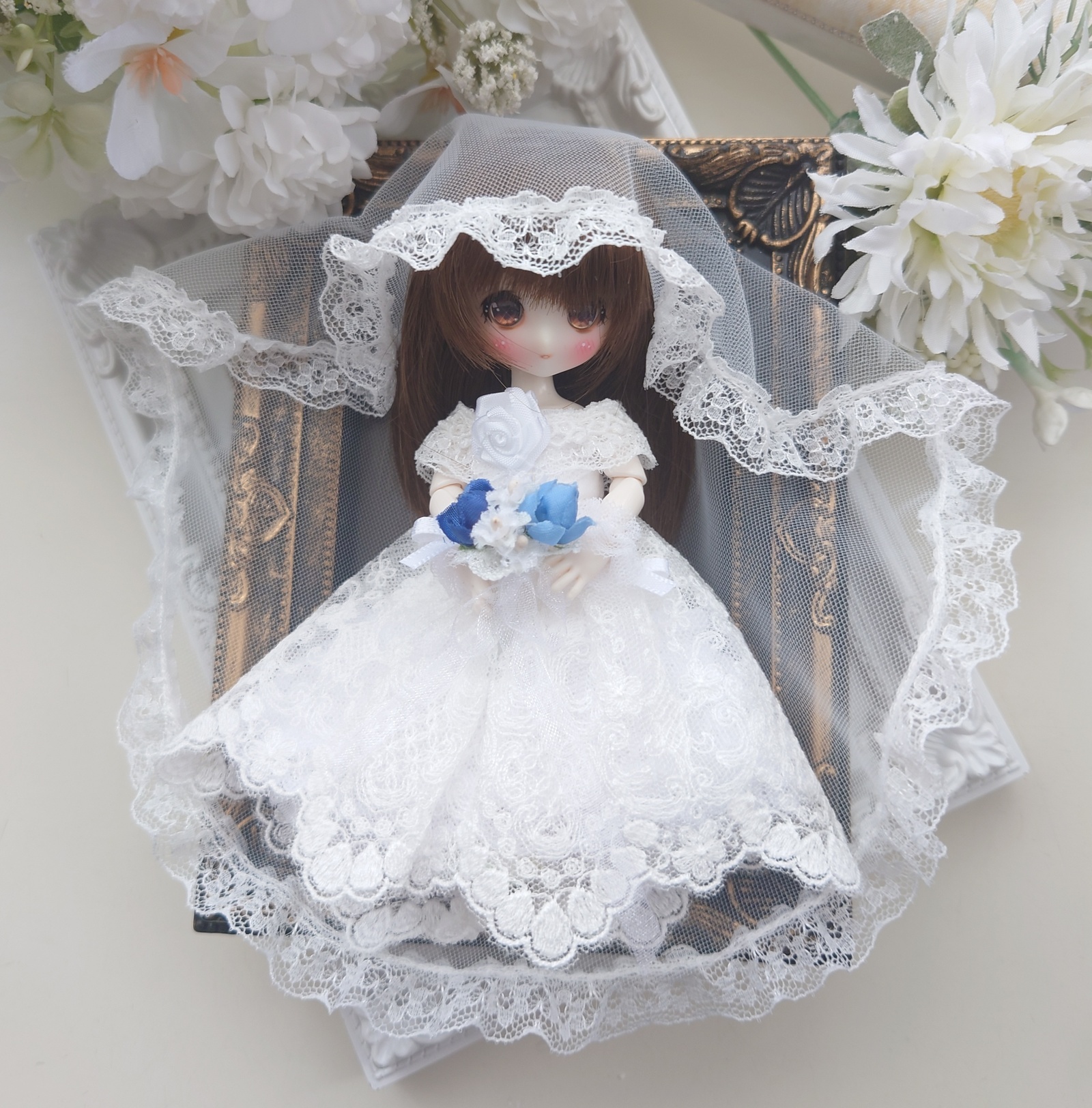 ウエディングドレスセット 1/12ドールサイズ - Arcadian（アーカディア