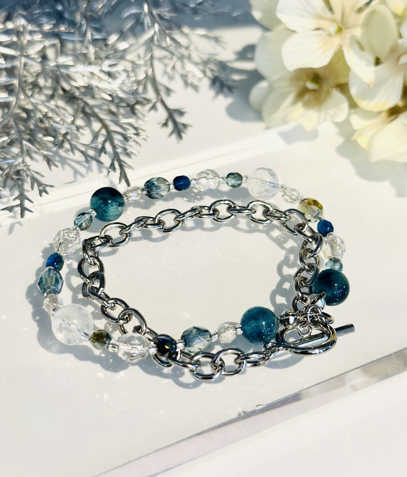 すんごい！仕事運！九眼天珠と水晶！色珍しい！ズーンとくる！ すん