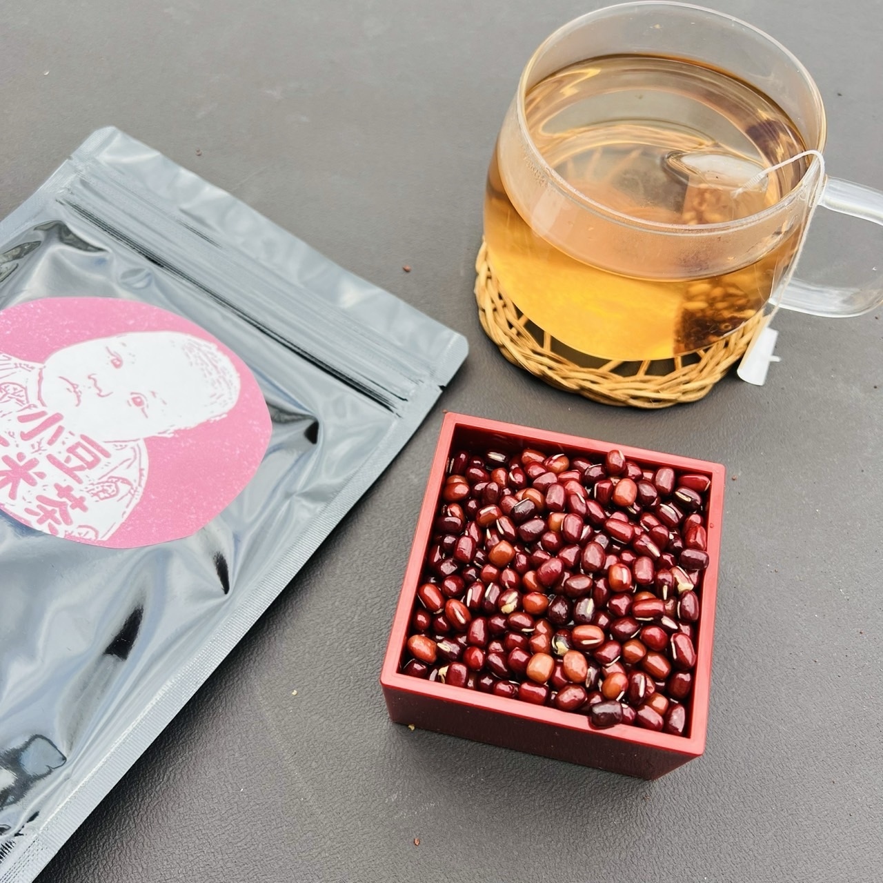 お茶×◯◯】体に優しいノンカフェイン♪あずき玄米茶 ティーバッグ(4g