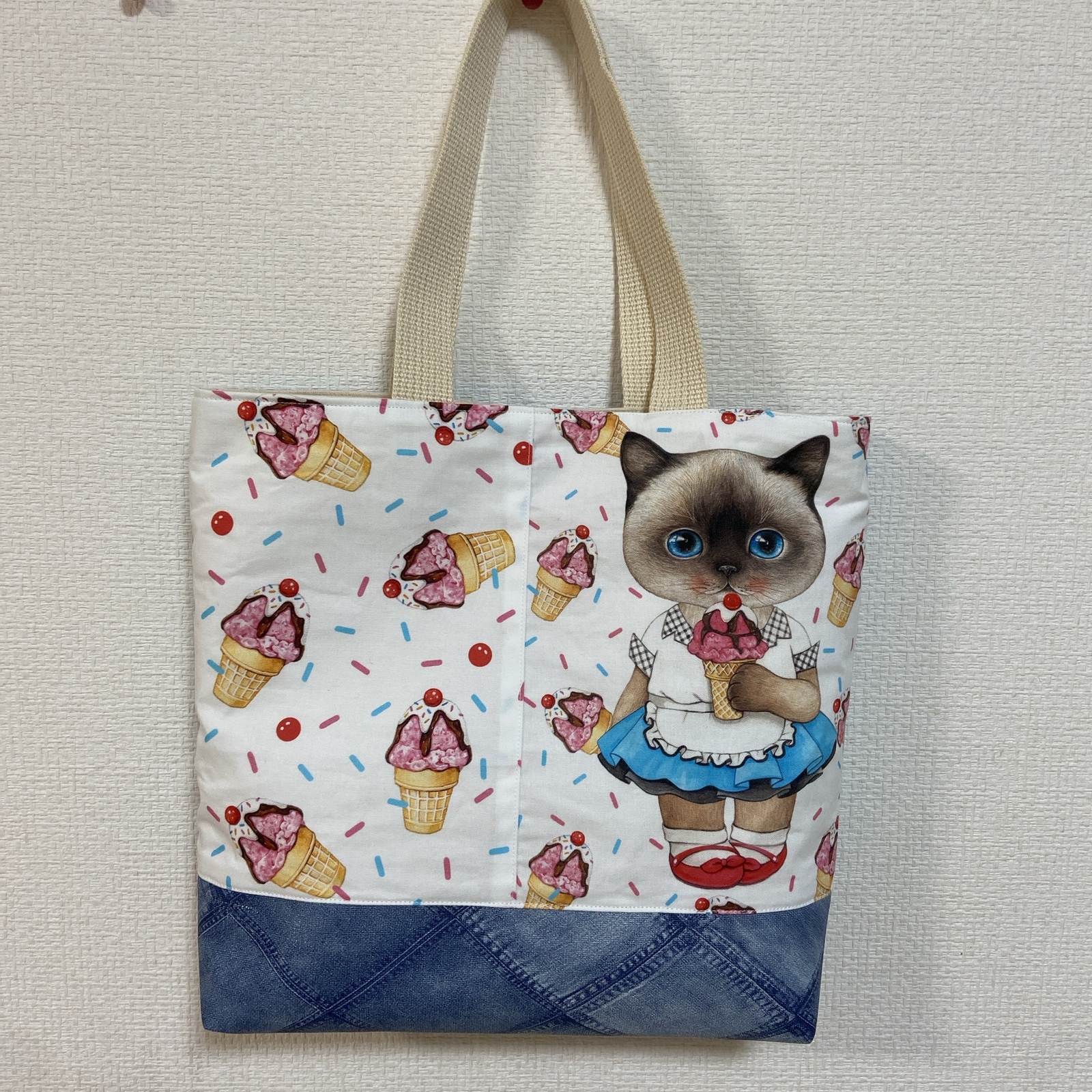 ね*】様 コヤンイサムチョン トートバッグ ふわふわくむちゃん