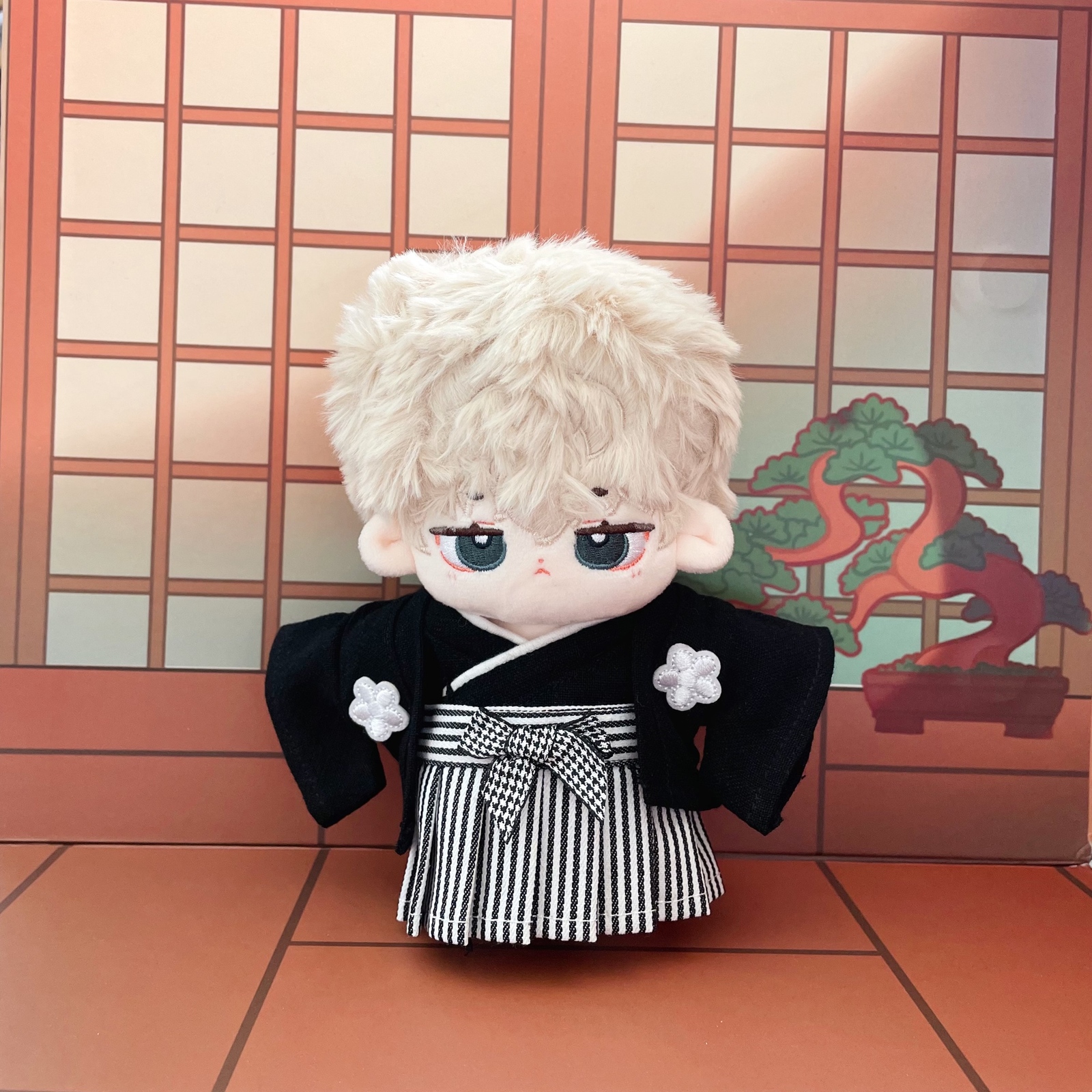 20cm完売レア限定マフラー付き袴和服着せ替えぬいぐるみ服セット