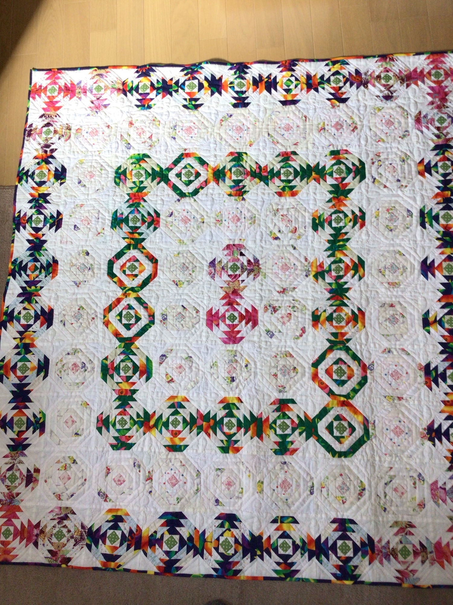 パッチワークキルトマルチカバー - MUCHINNOCHI'S GALLERY | minne