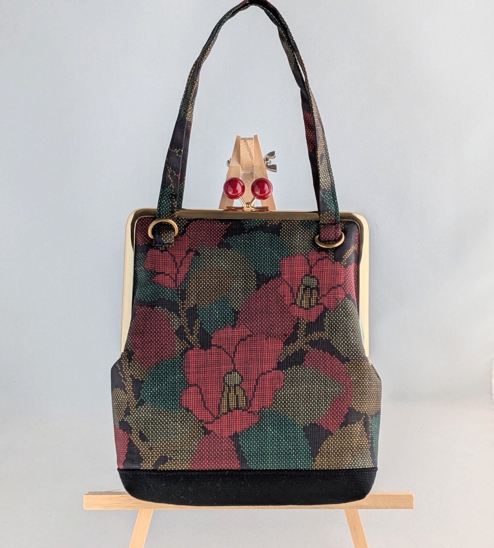 大島紬 がま口 - バッグ・財布・小物の人気通販 | minne byGMOペパボ