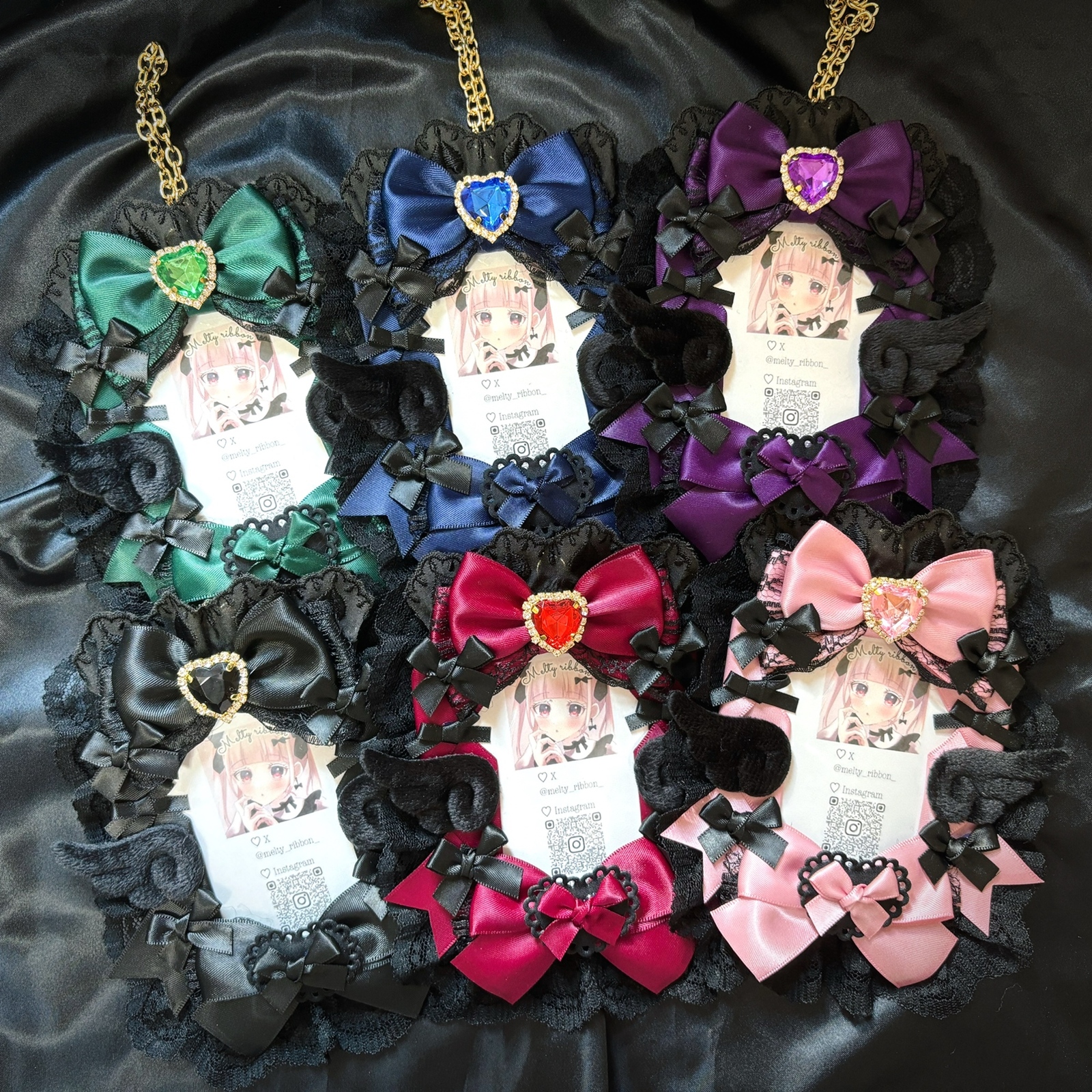 停止中】キンブレリボン ペンライトリボン オーダーメイド♡ ペン