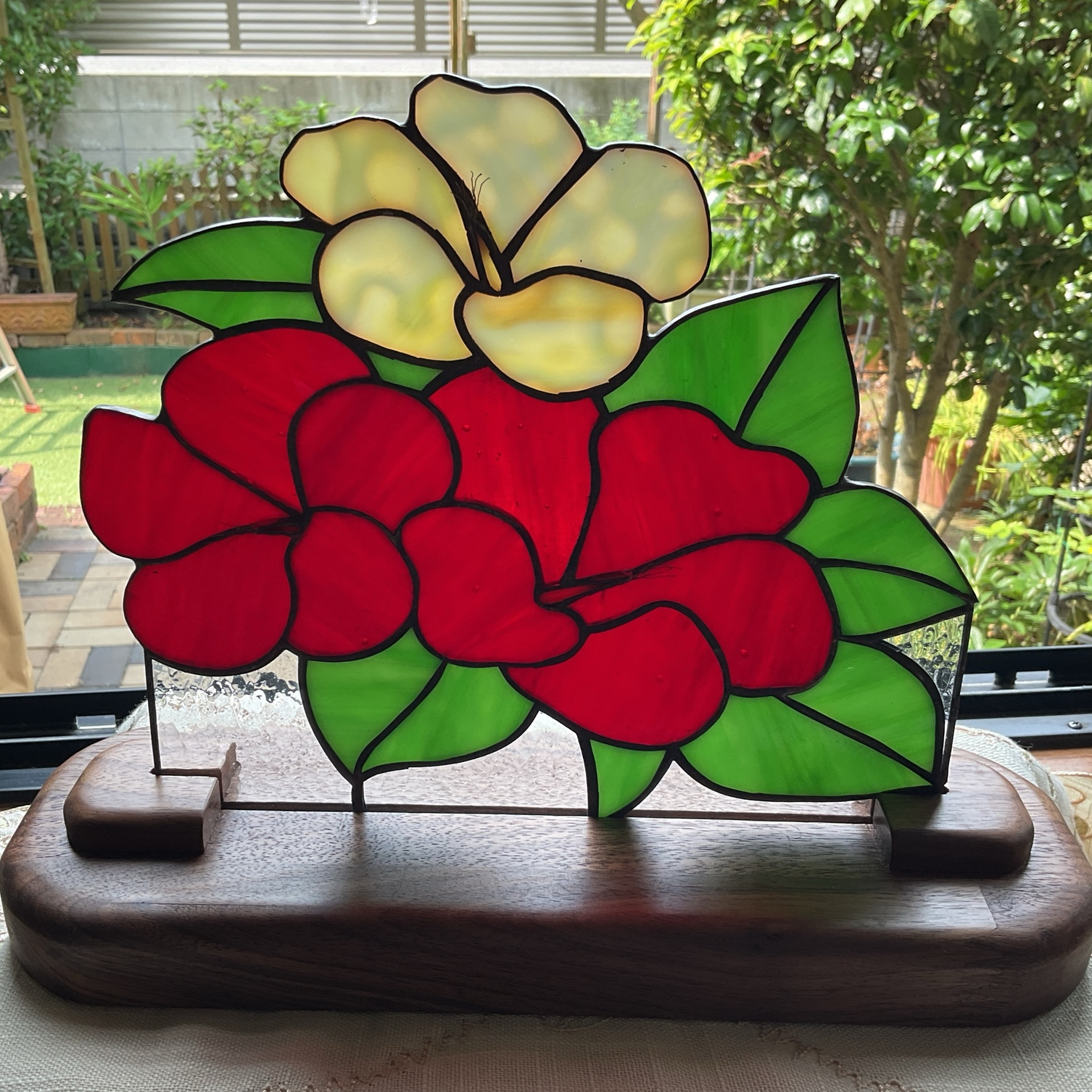 ステンドグラスパネル クリスマスローズ - MIMT6521'S GALLERY | minne