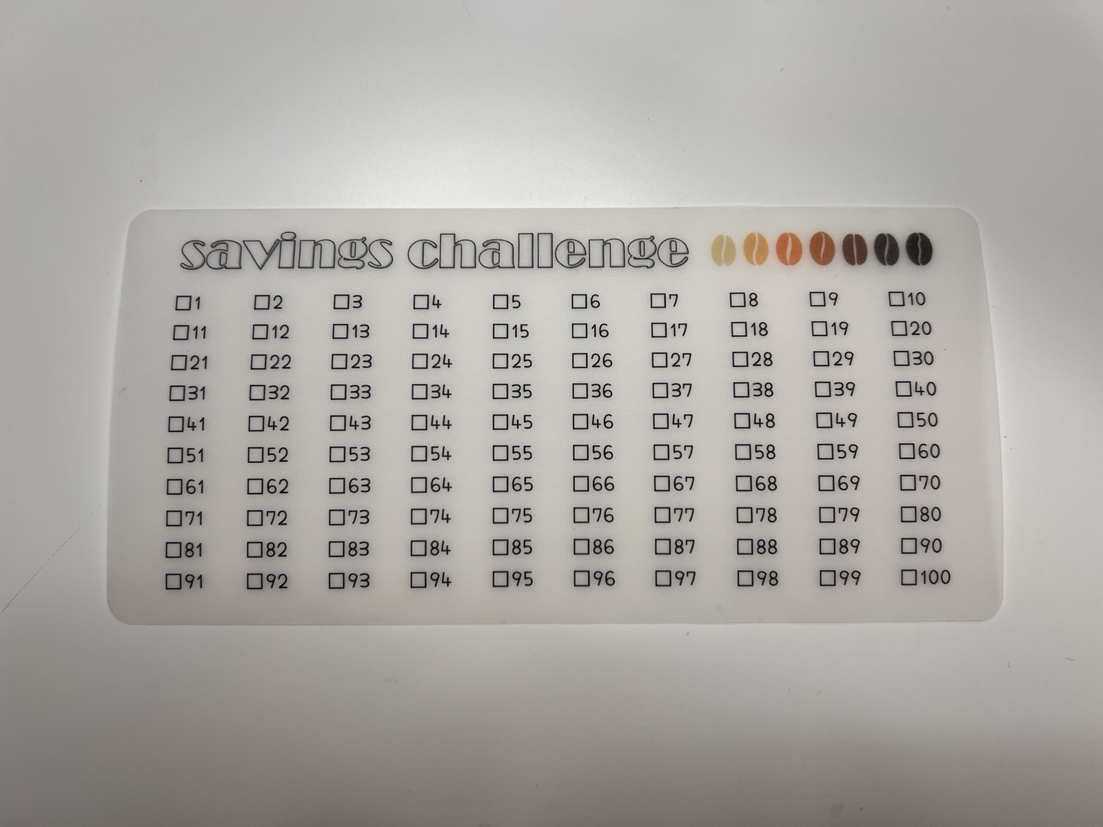 コーヒー】貯金BOX【1〜100】 - hiro-saving | minne byGMOペパボ 国内