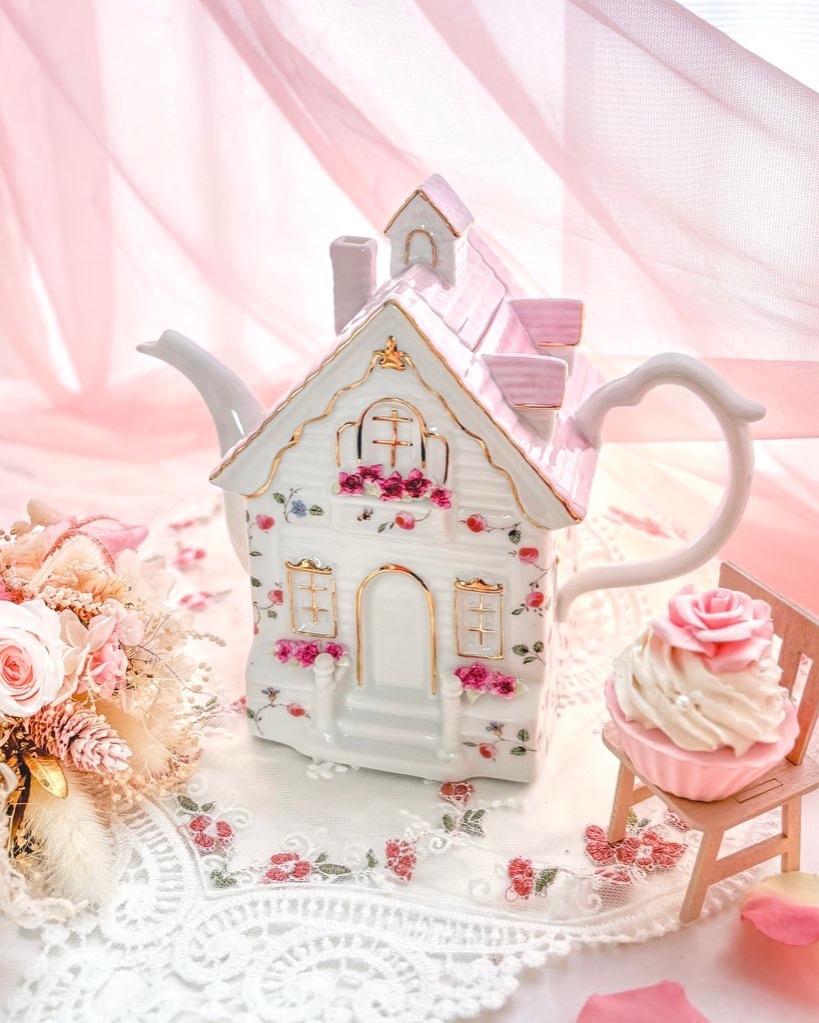 うさぎさんと紫陽花のティーカップ&ソーサー - ❤︎Blanche Neige