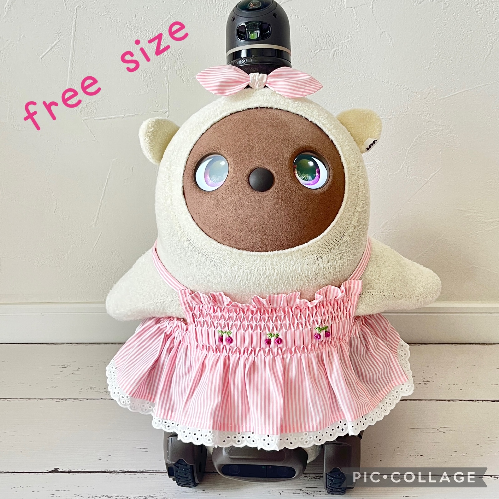 LOVOT ラボット服】白色のワンピース【ハンドメイド】 - PPchouchou