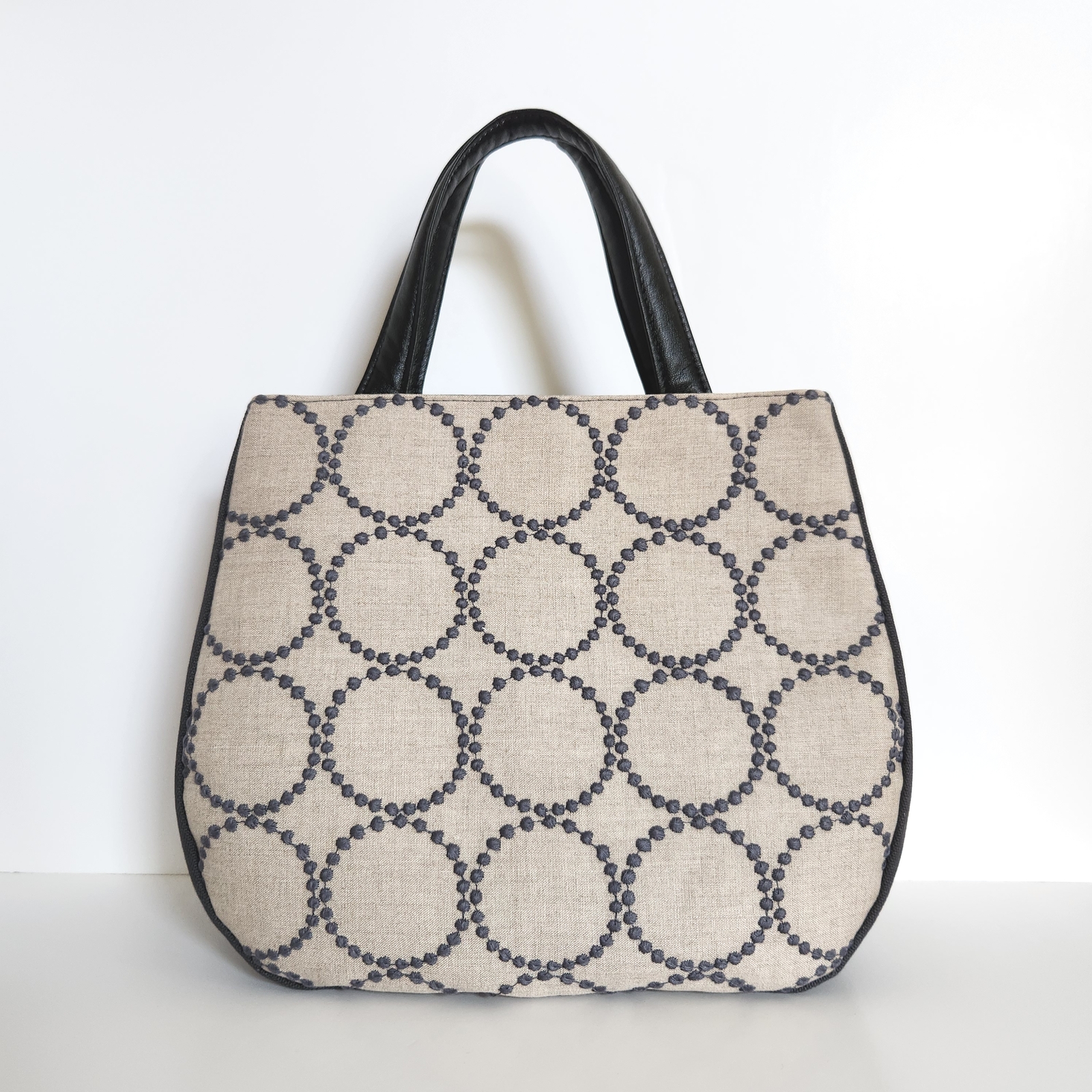 ミナペルホネン タンバリン 角丸トートバッグ 【受注制作】 - handmade