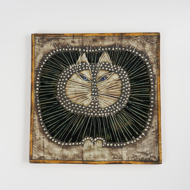 希少 150点限定 リサ・ラーソン（Lisa Larson）馬の陶板（Häst） 北欧