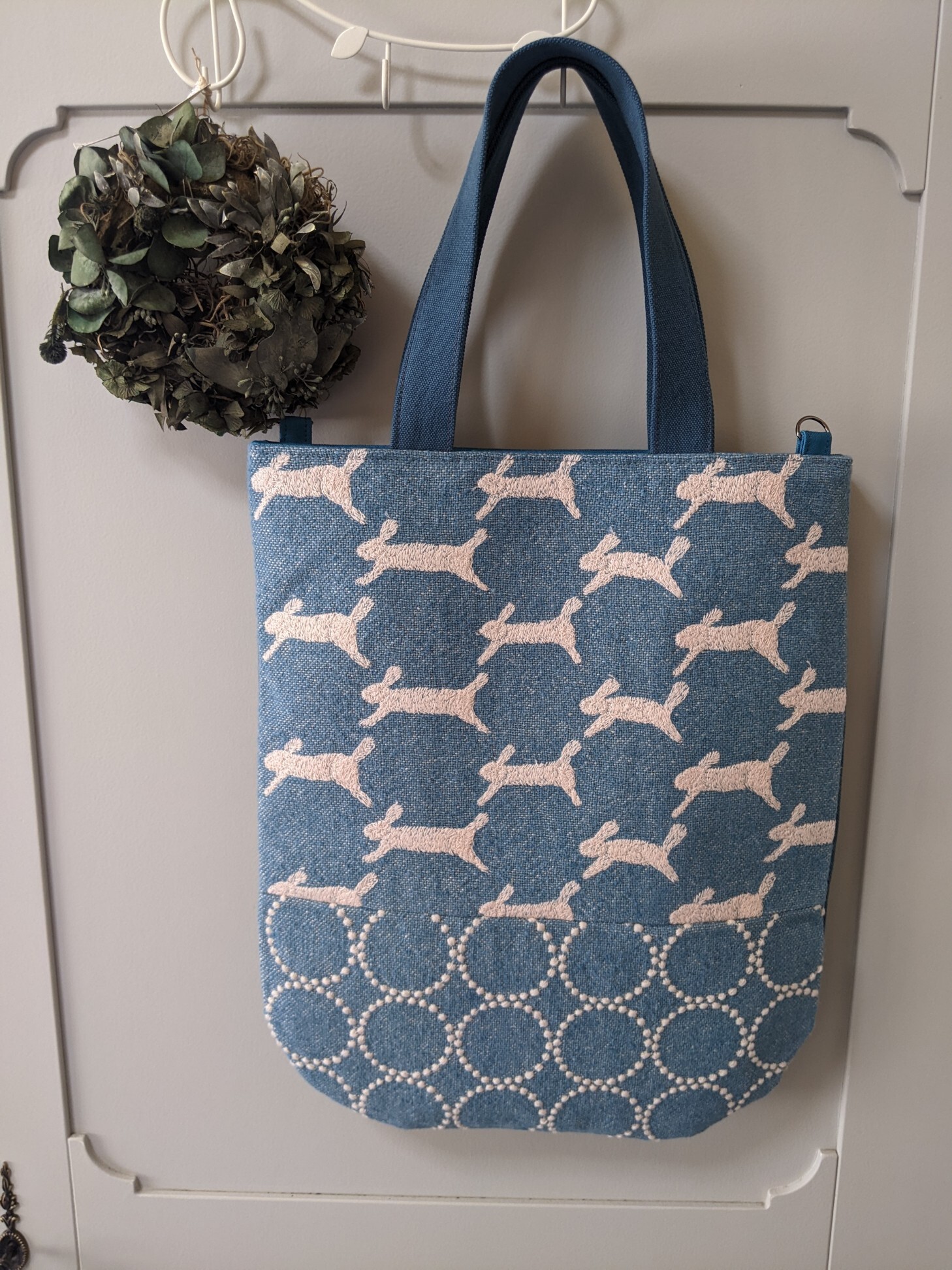 春色ミナペルホネン【tambourine】オーバル・タンバリングレートート