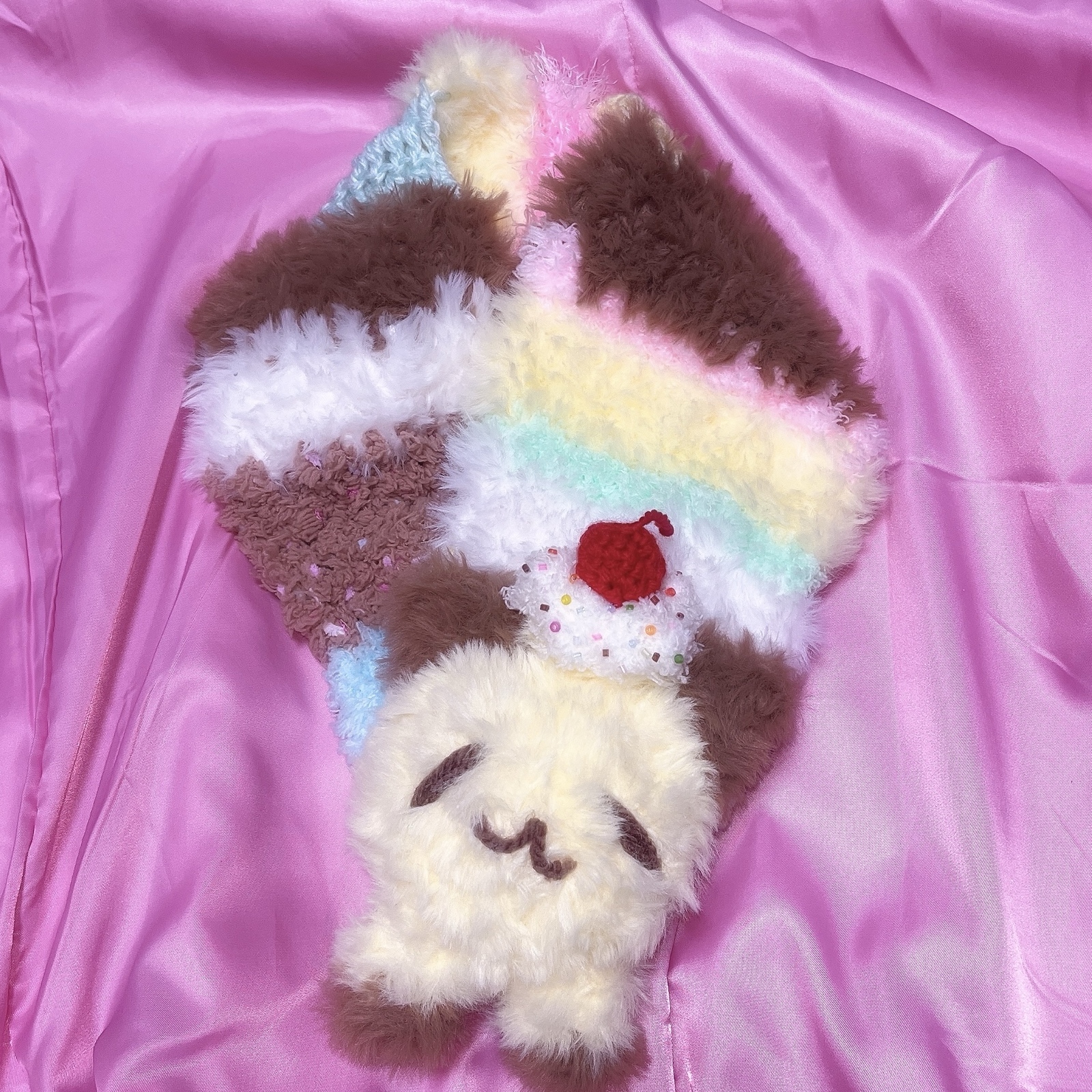 平成女児 平成レトロ ナップサック ピンク 水玉 ドット ウィッシュコア