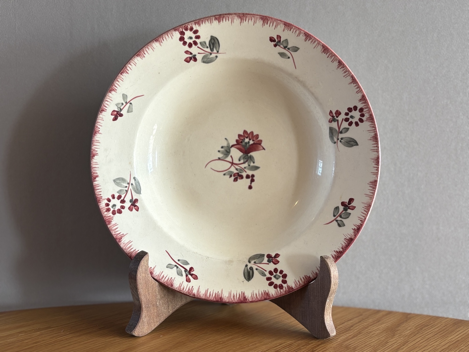 Sarreguemines サルグミンヌ ディープ大皿〈 フランス食器・皿