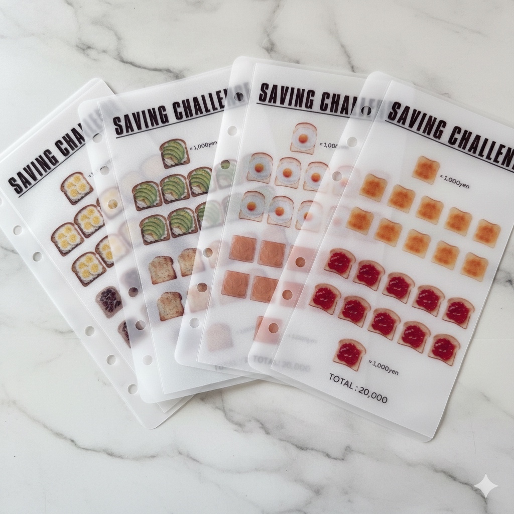 Savingリフィル4枚！アリス・イン・ワンダーランド バインダー貯金