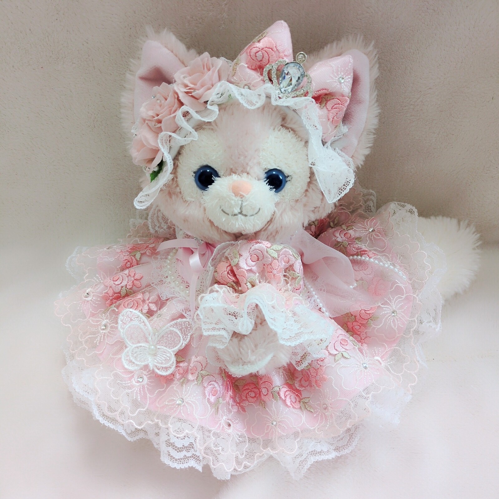 945ウィッシュミーメルコスチューム♡メルメルドール♡蝶々刺繍花がら