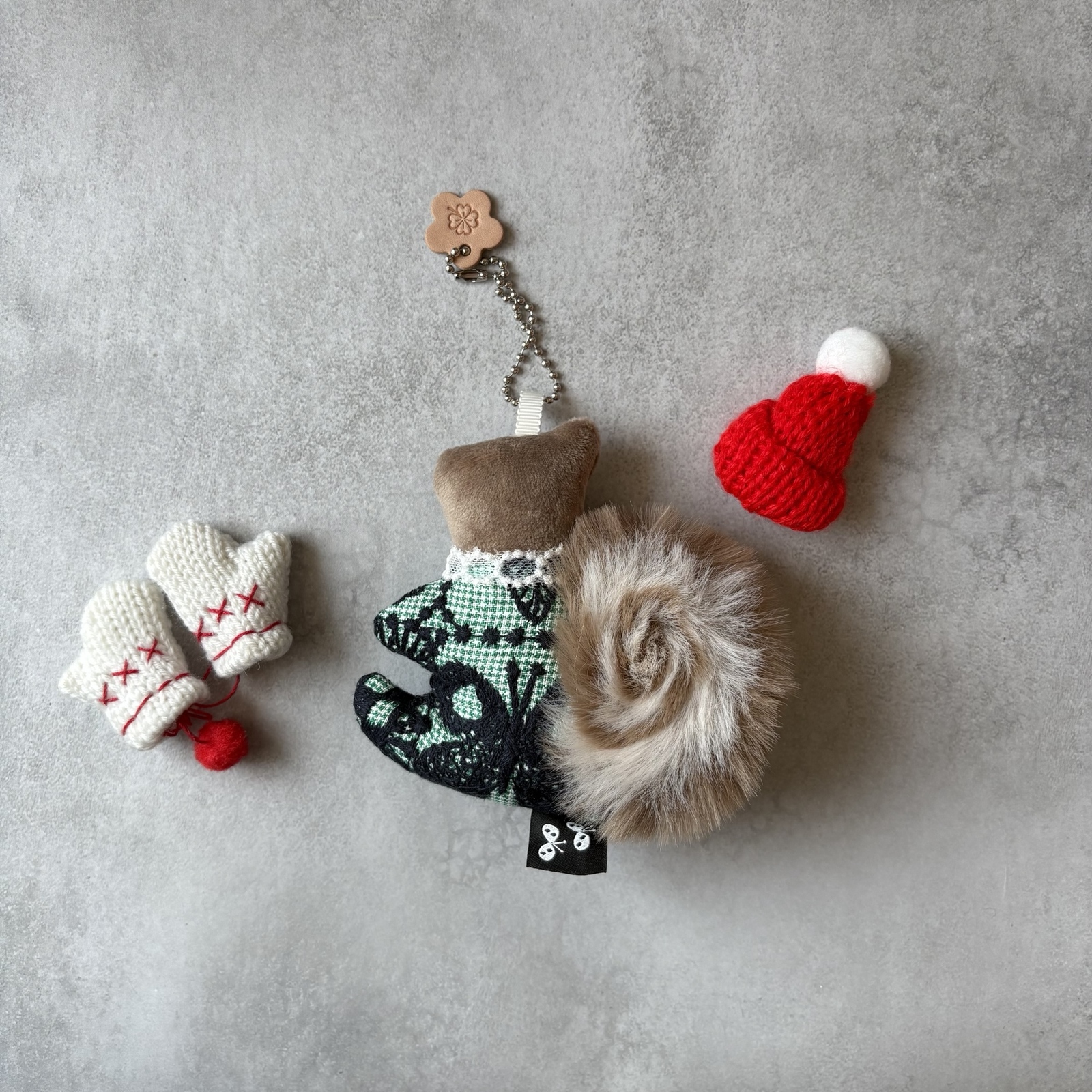 ミナペルホネン ハンドメイド リスチャーム - ramutendou | minne